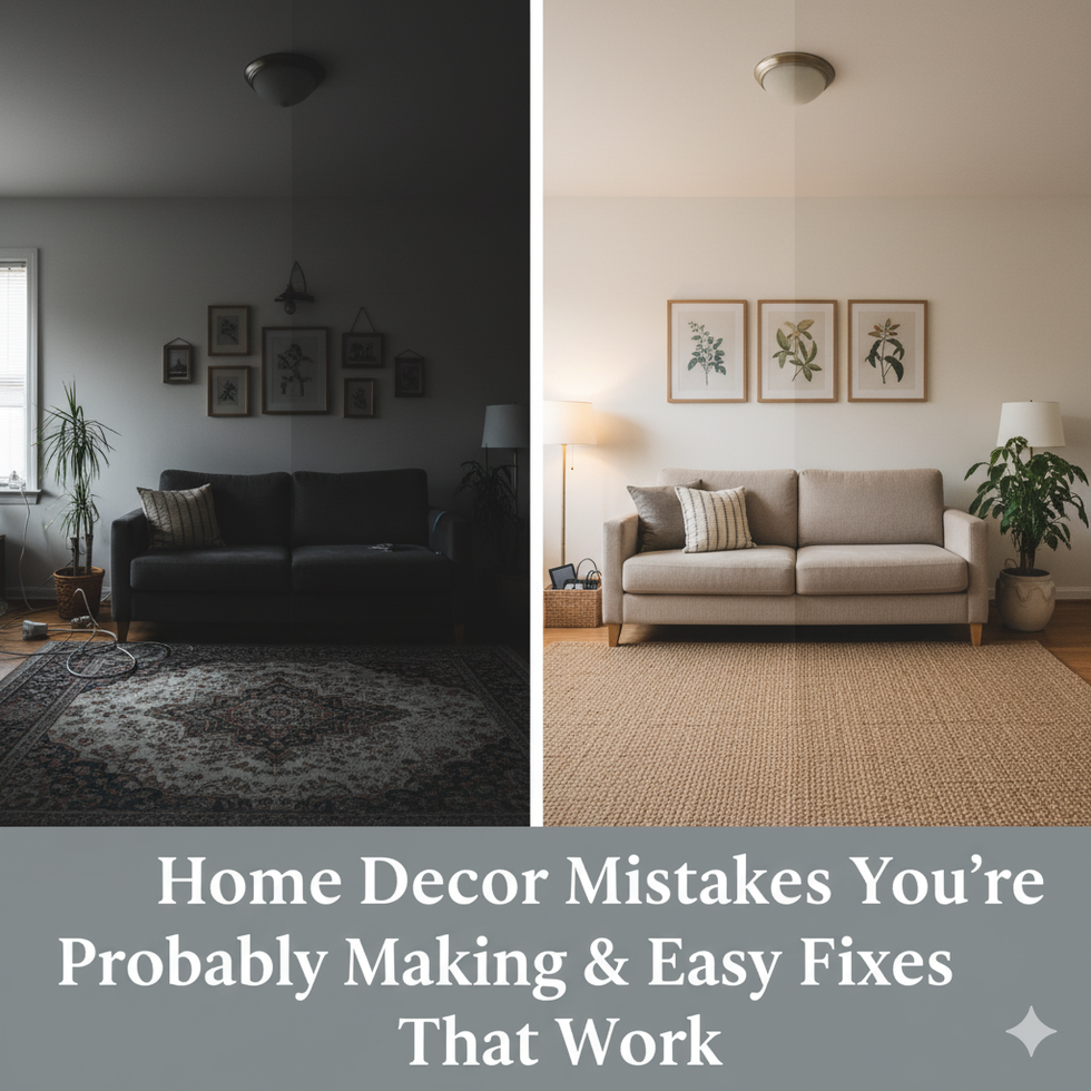 Home Decor Mistakes You’re Probably Making & Easy Fixes That Work