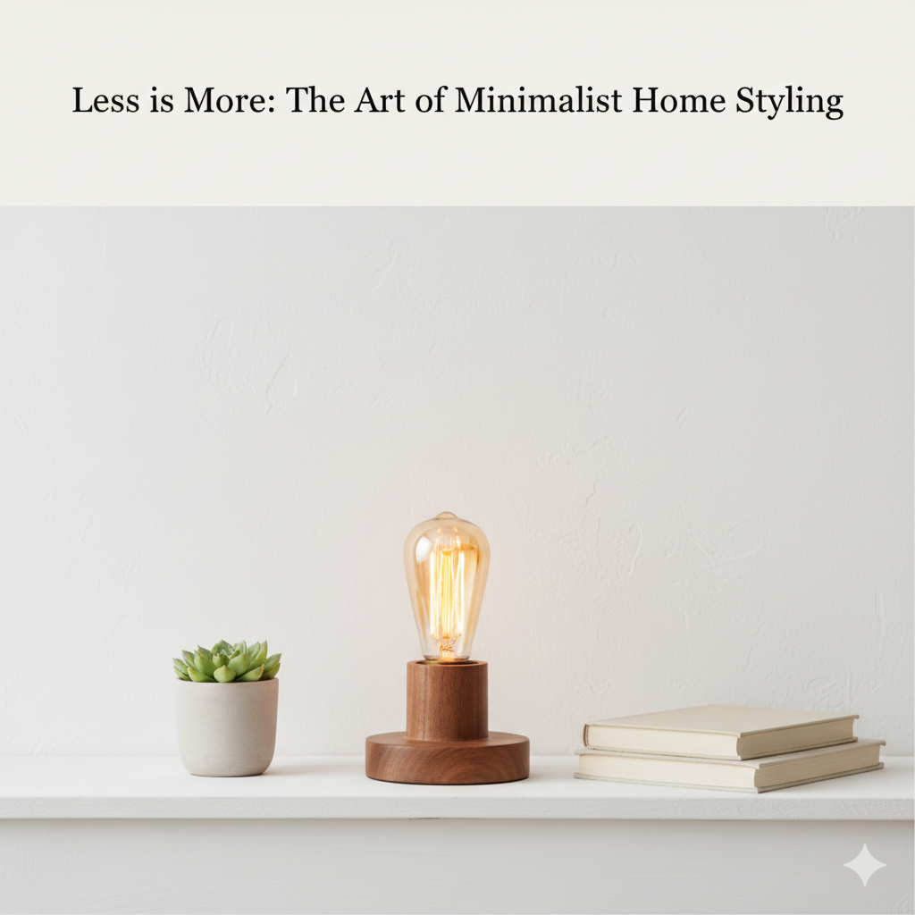 Less is More: The Art of Minimalist Home Styling