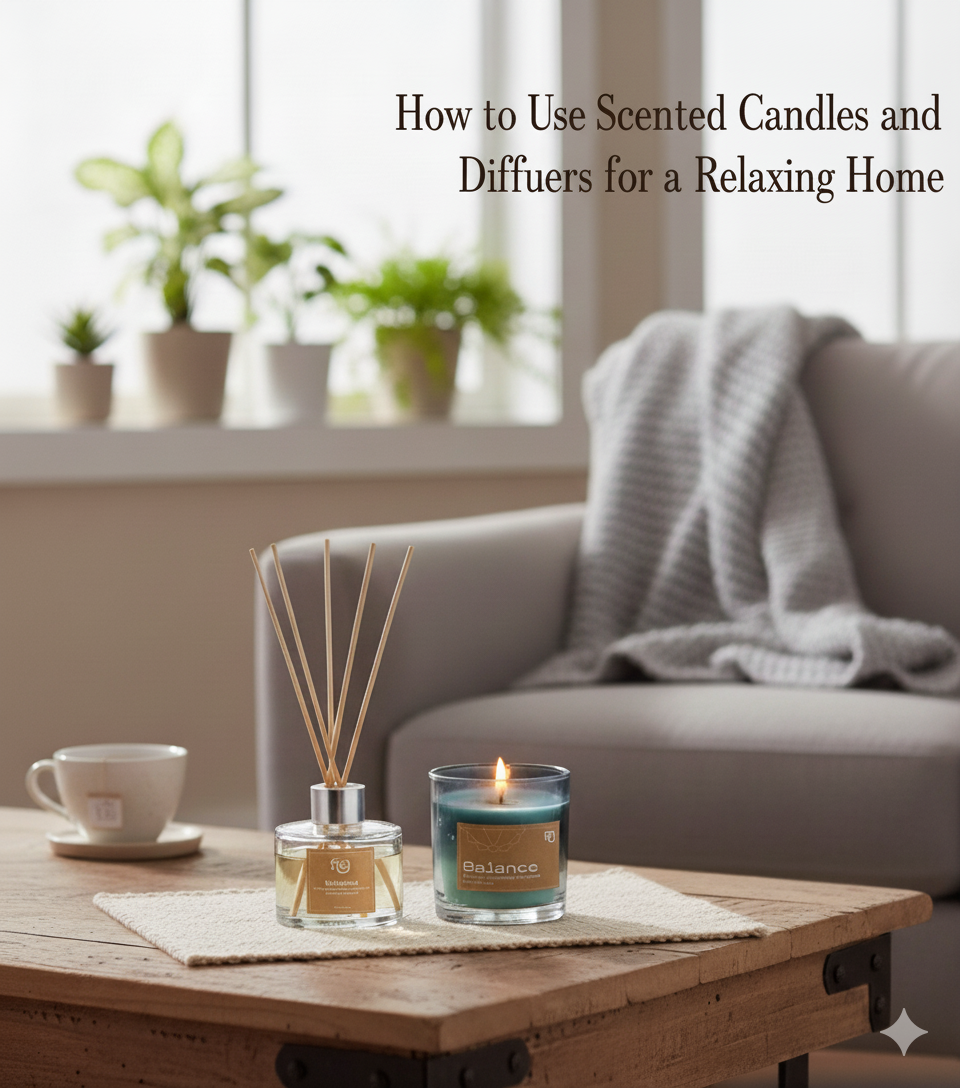 How to Use Scented Candles and Diffusers for a Relaxing Home