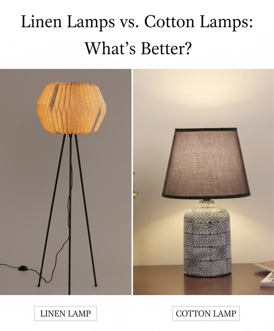 Linen Lamps vs. Cotton Lamps: What’s Better?