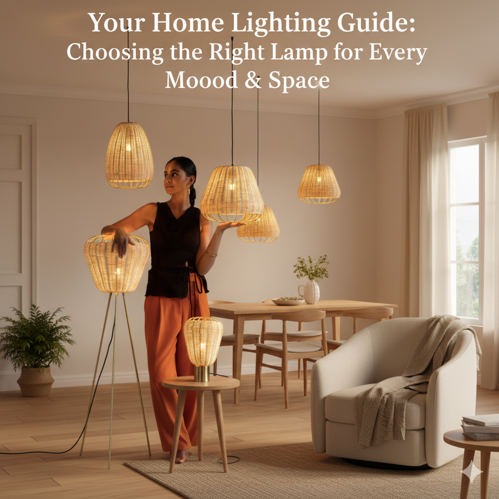 Your Home Lighting Guide: Choosing the Right Lamp for Every Mood & Space