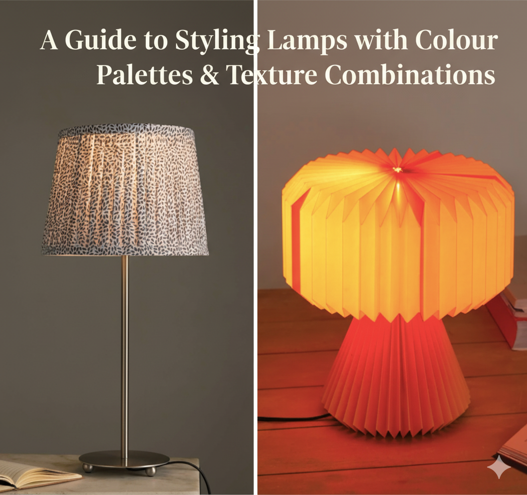 A Guide to Styling Lamps with Colour Palettes & Texture Combinations