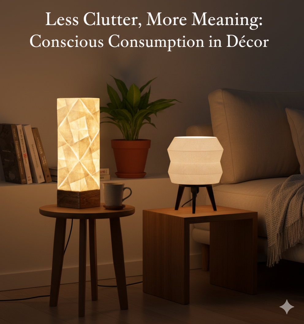 Less Clutter, More Meaning: Conscious Consumption in Décor