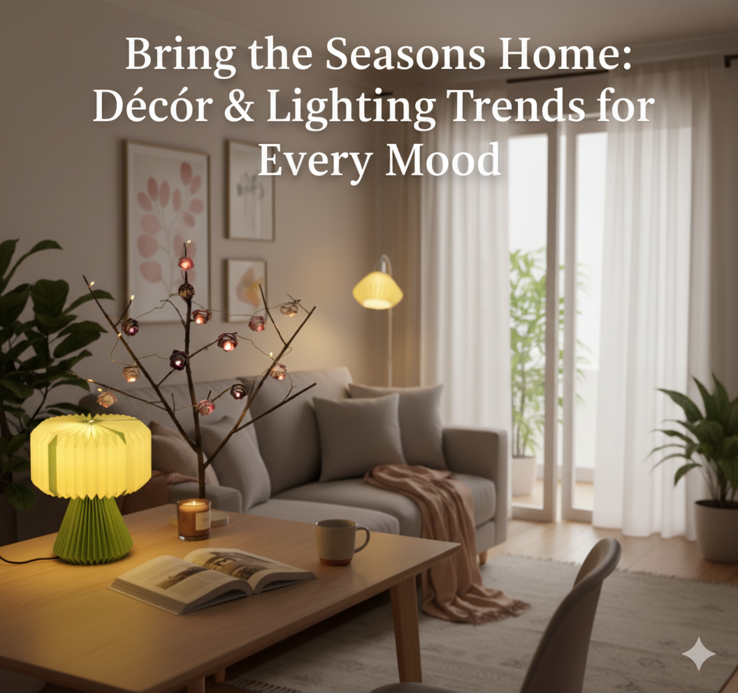 Bring the Seasons Home: Décor & Lighting Trends for Every Mood