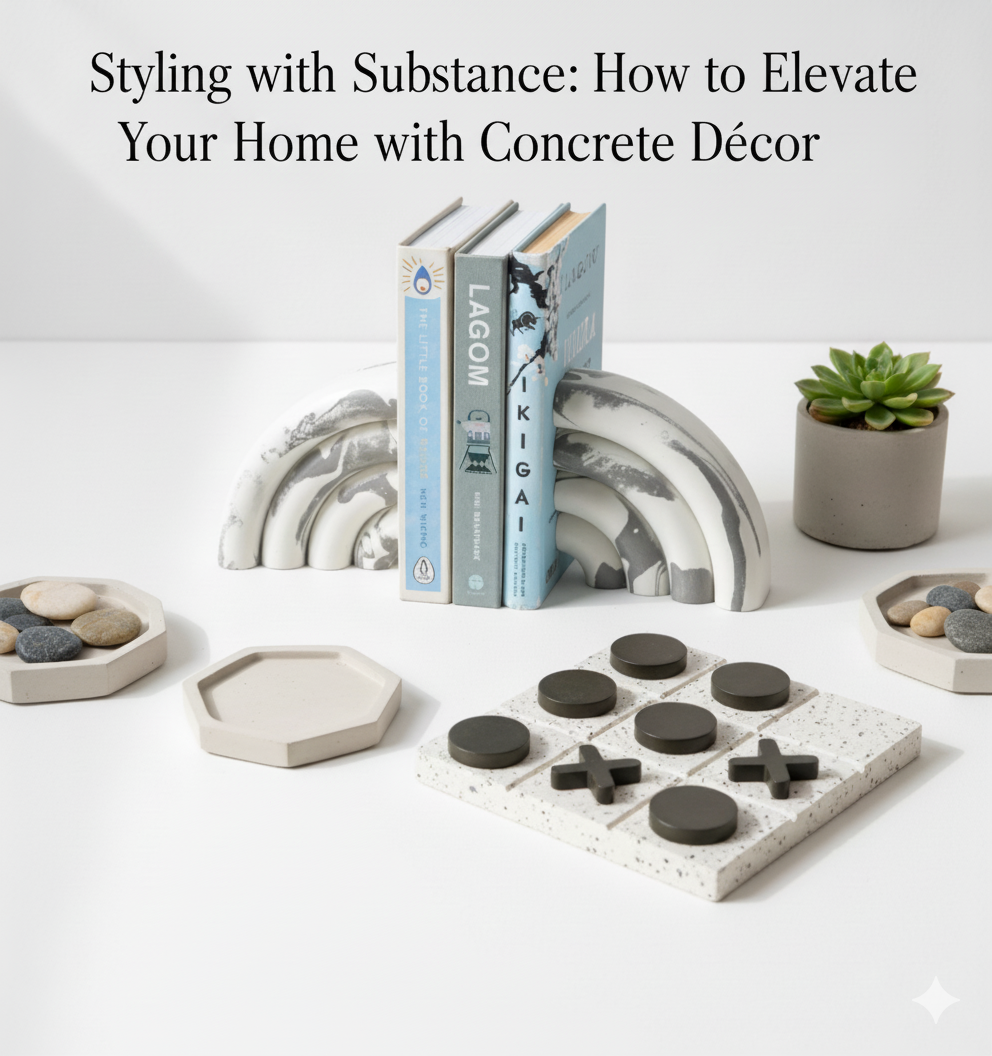 Styling with Substance: How to Elevate Your Home with Concrete Décor