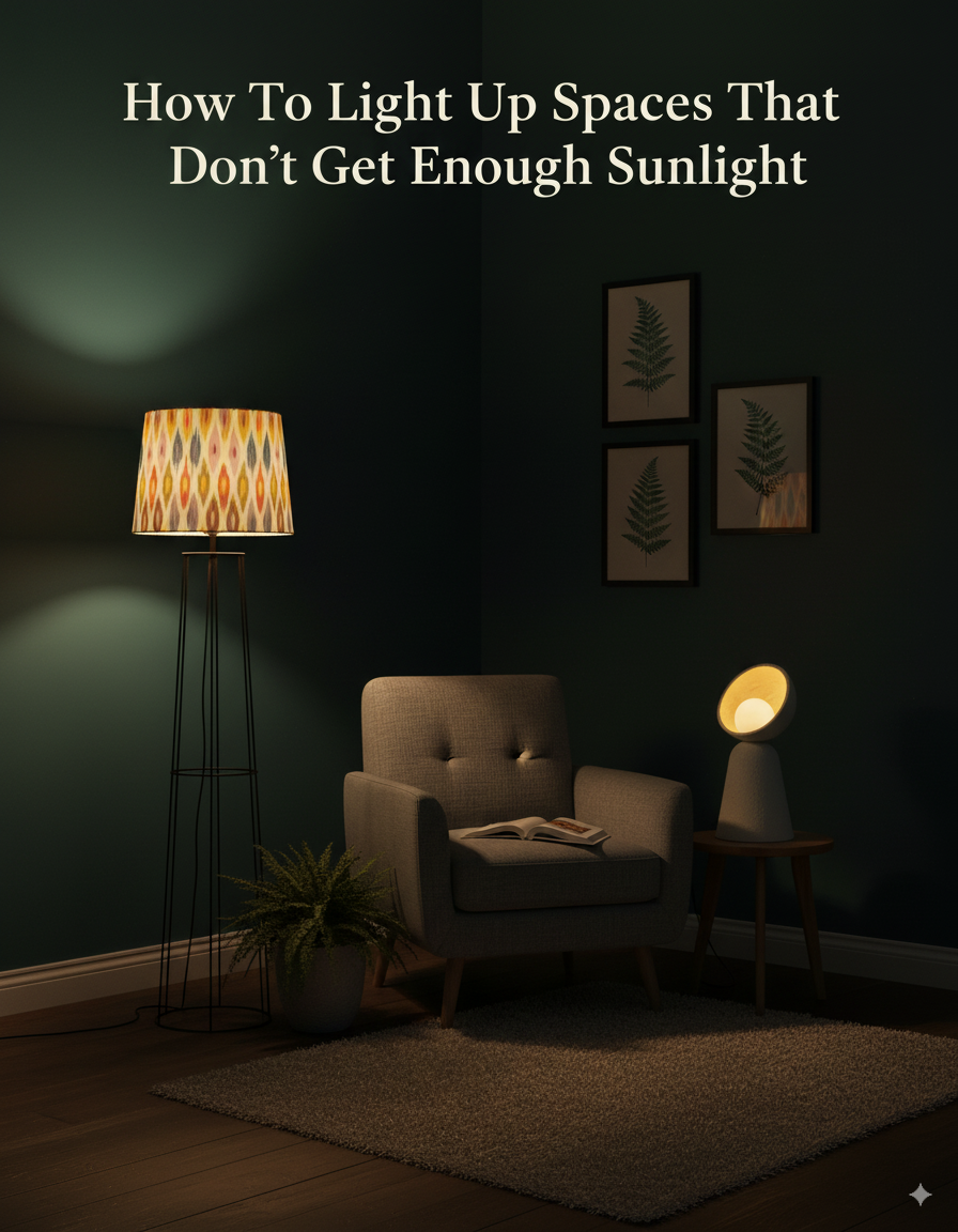 How To Light Up Spaces That Don’t Get Enough Sunlight