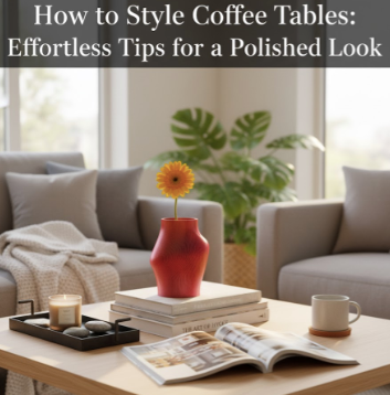 How to Style Coffee Tables: Effortless Tips for a Polished Look
