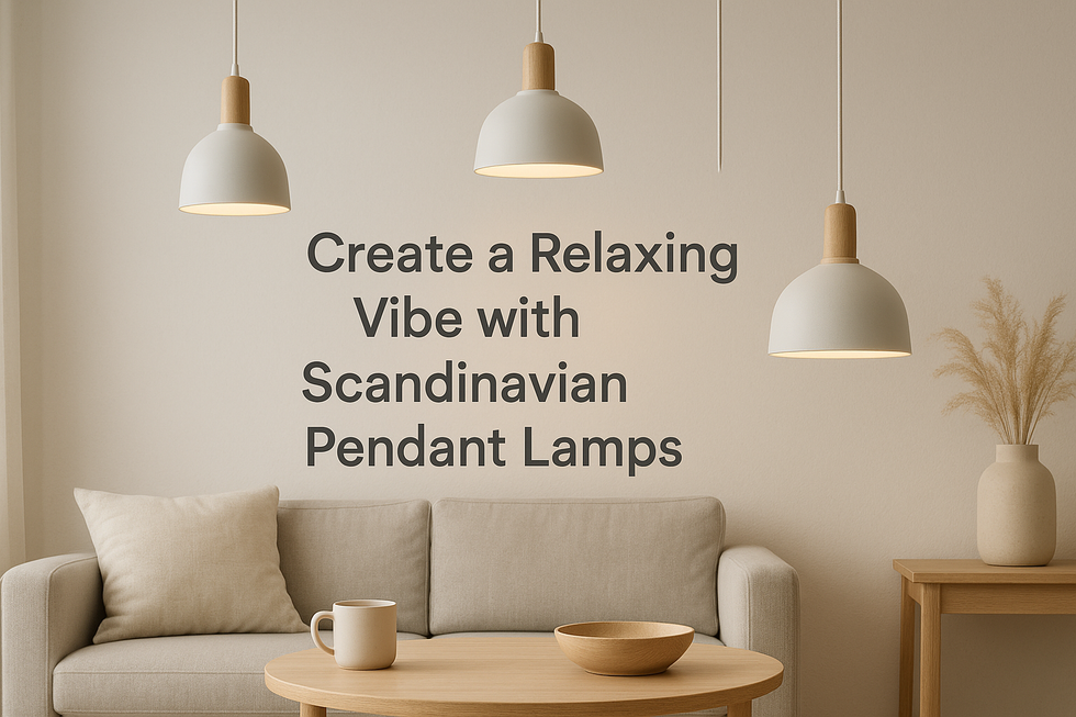Create a Relaxing Vibe with Scandinavian Pendant Lamps