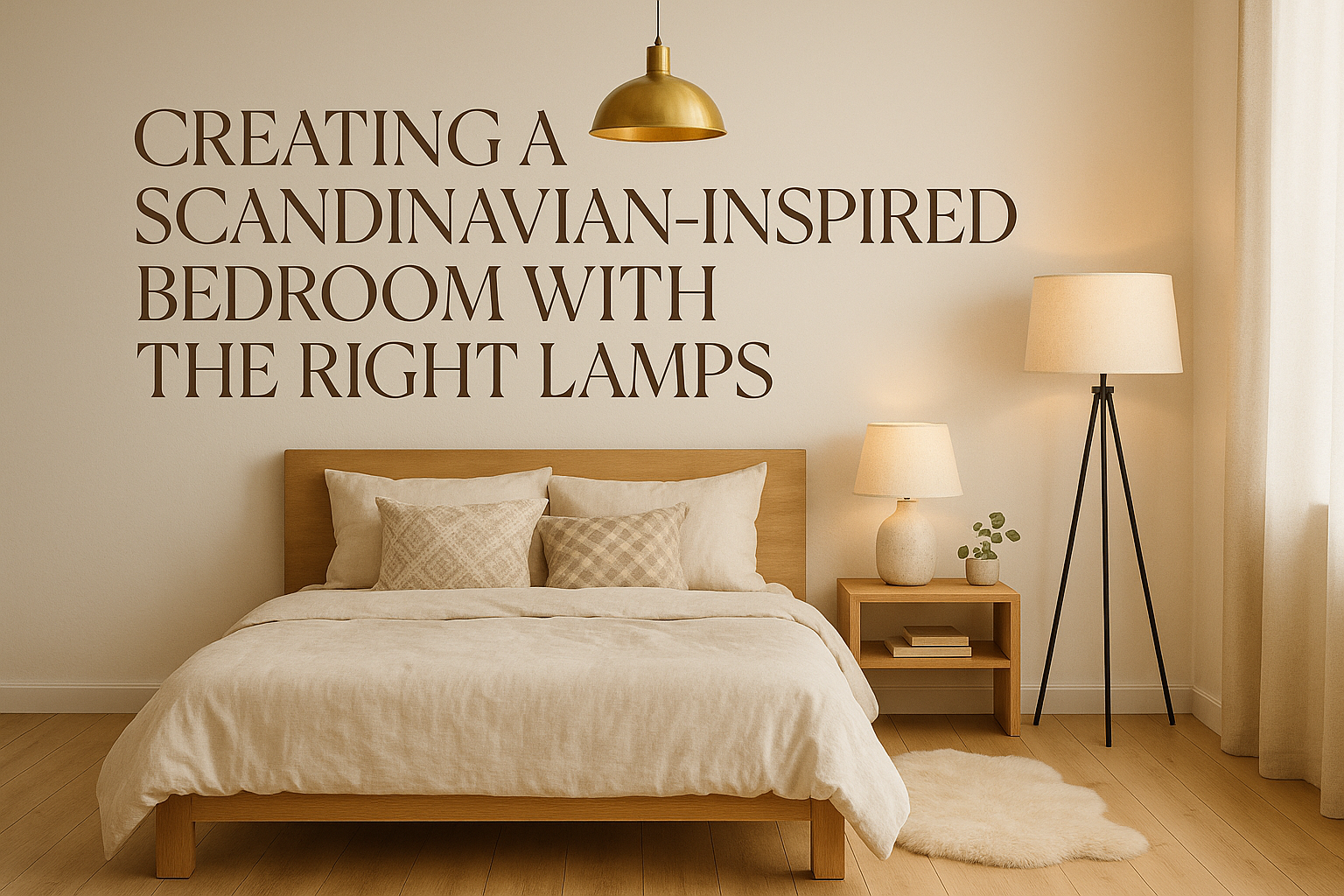 Creating a Scandinavian-Inspired Bedroom with the Right Lamps