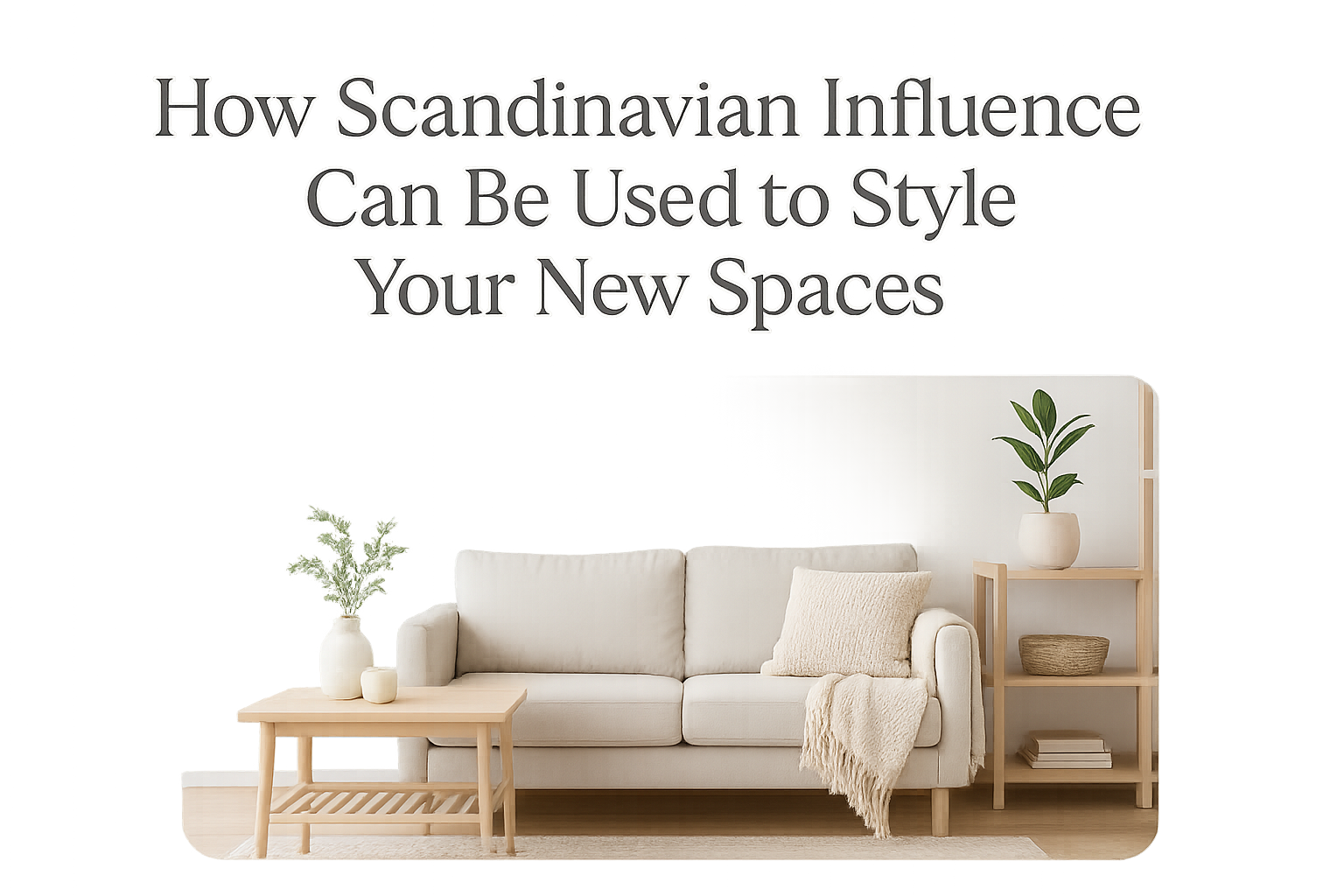 How Scandinavian Influence Can Be Used to Style Your New Spaces