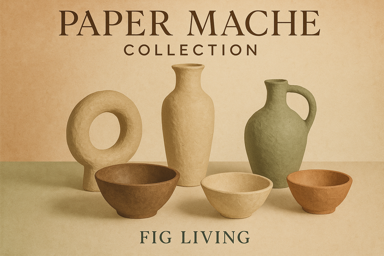 Paper Mache Collection by FIG LIving