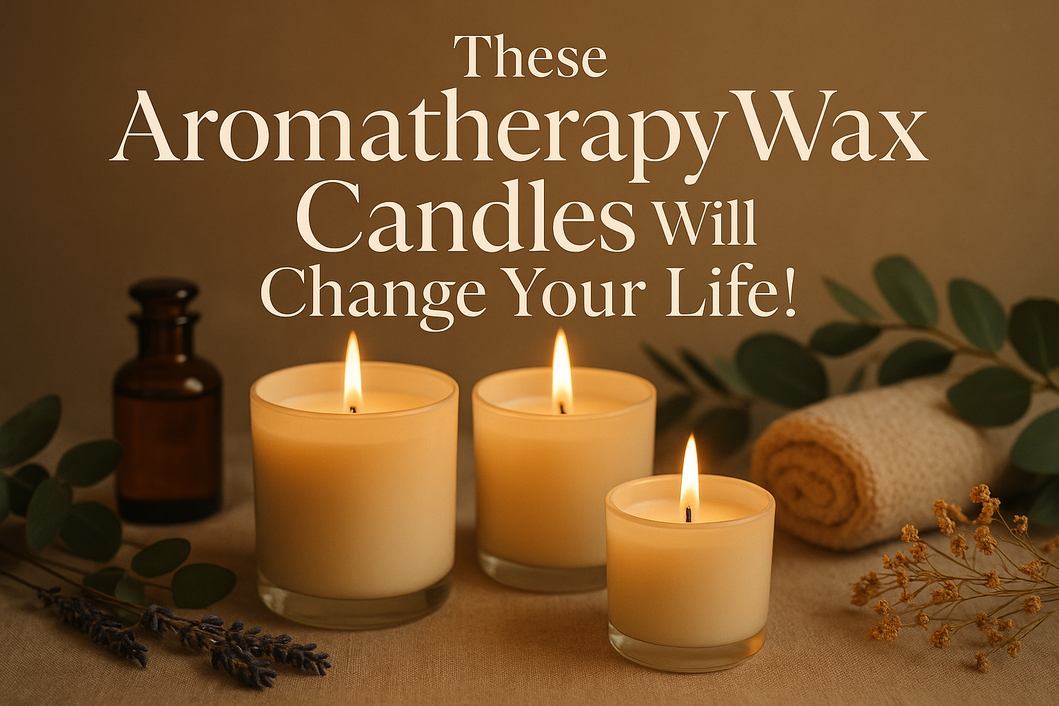 These Aromatherapy Wax Candles Will Change Your Life!