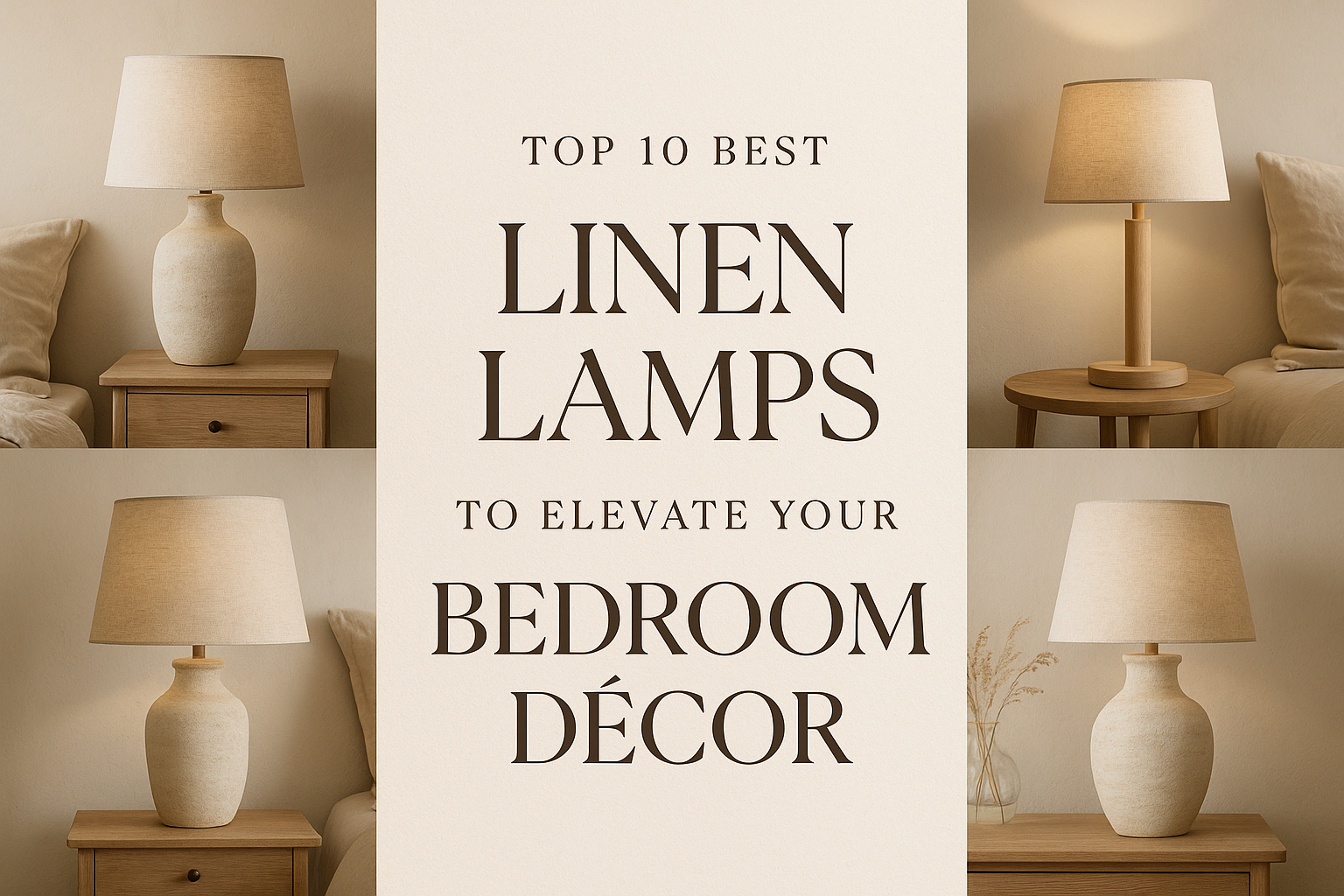 Top 10 Best Linen Lamps to Elevate Your Bedroom Décor