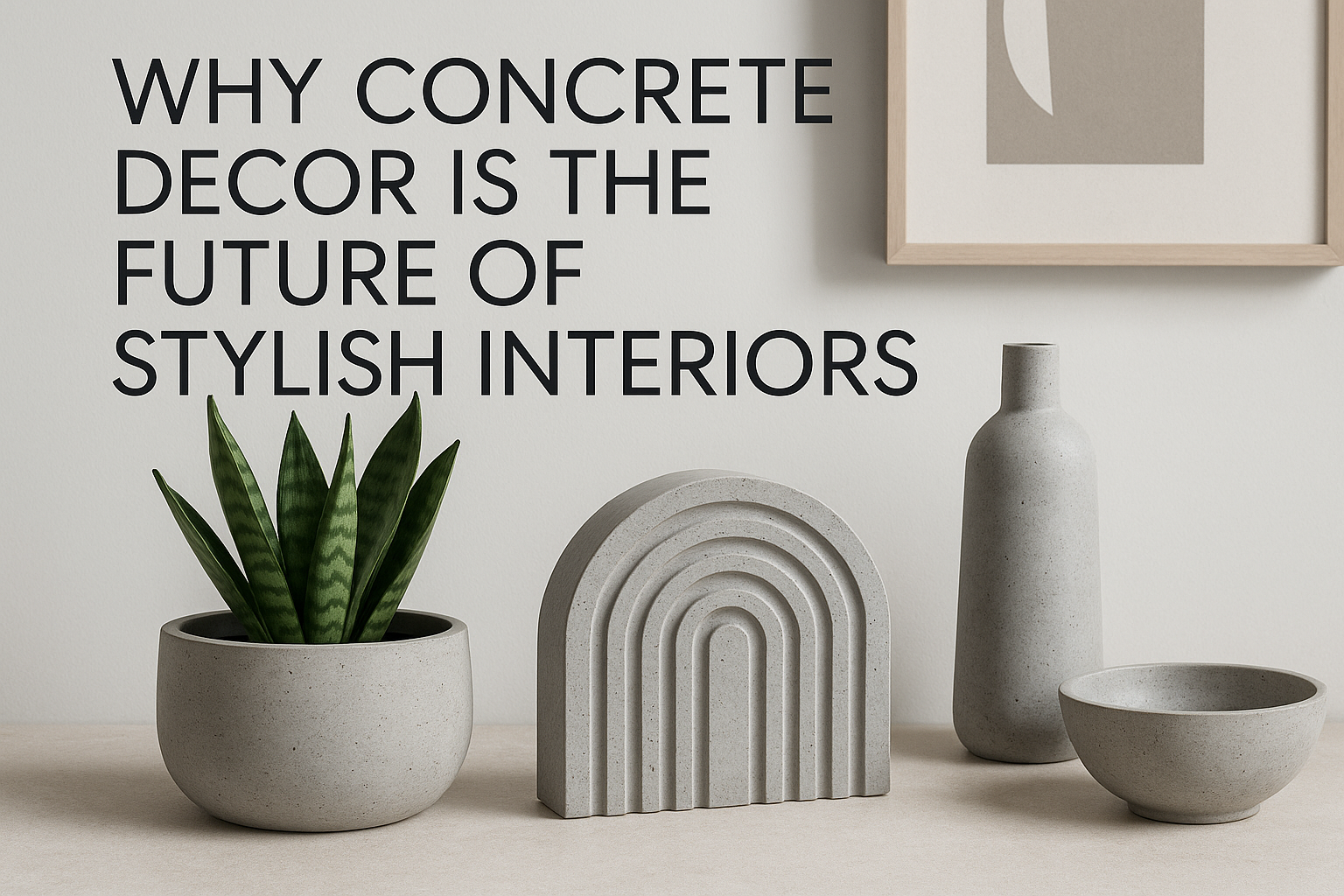 Why Concrete Decor is the Future of Stylish Interiors