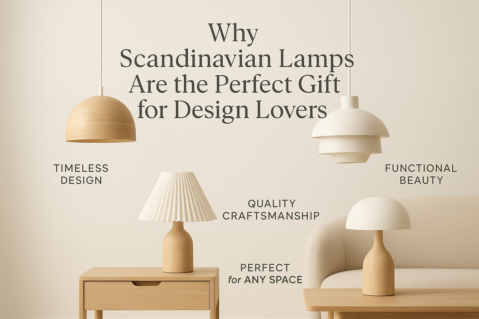 Why Scandinavian Lamps Are the Perfect Gift for Design Lovers