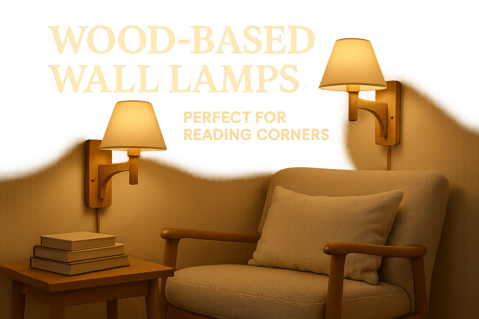 Wood-Based Wall Lamps for Reading Corners