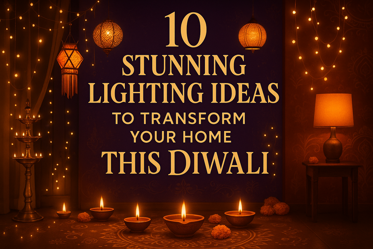 10 Stunning Lighting Ideas to Transform Your Home This Diwali