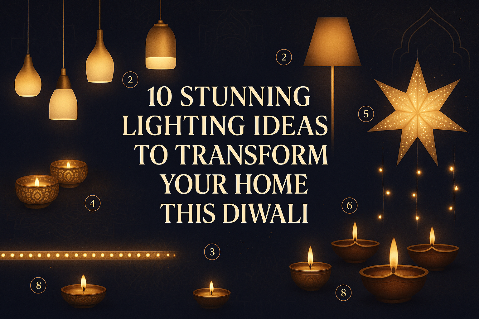 10 Stunning Lighting Ideas to Transform Your Home This Diwali