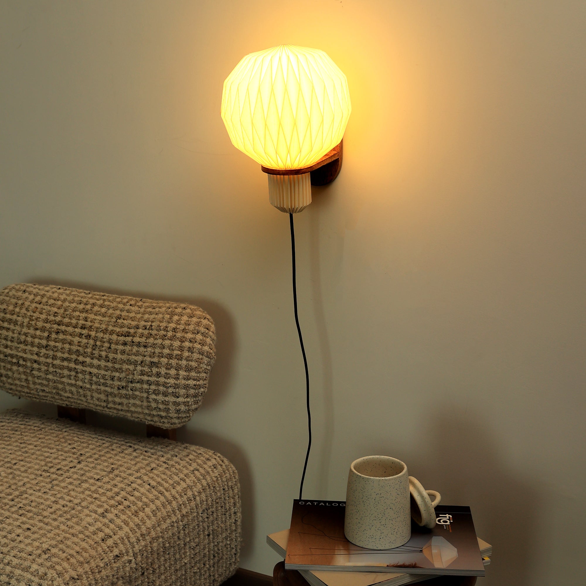Aura Pleat Sconce Wall Lamp