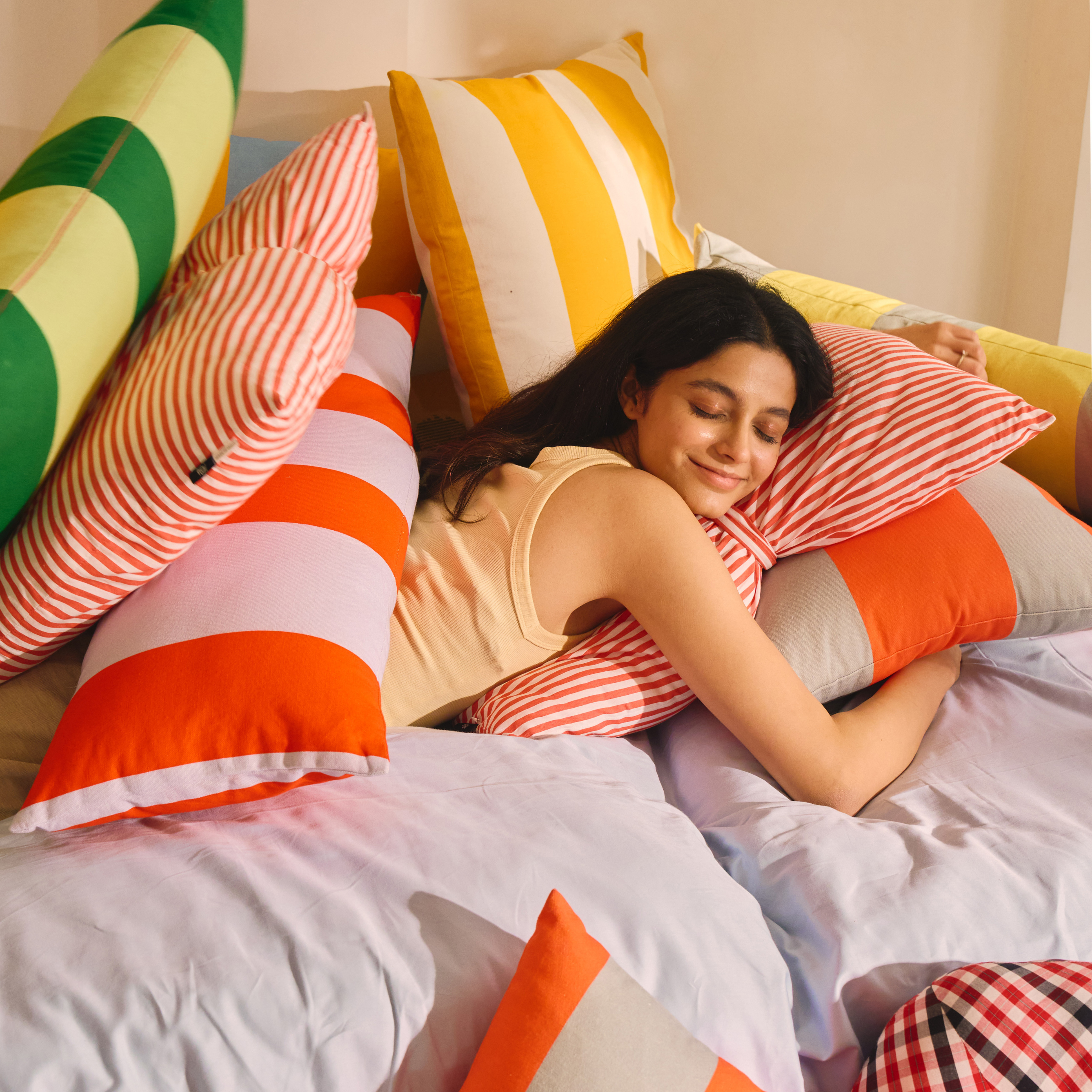 Colouways Cushion Cover - Sunset Sorbet