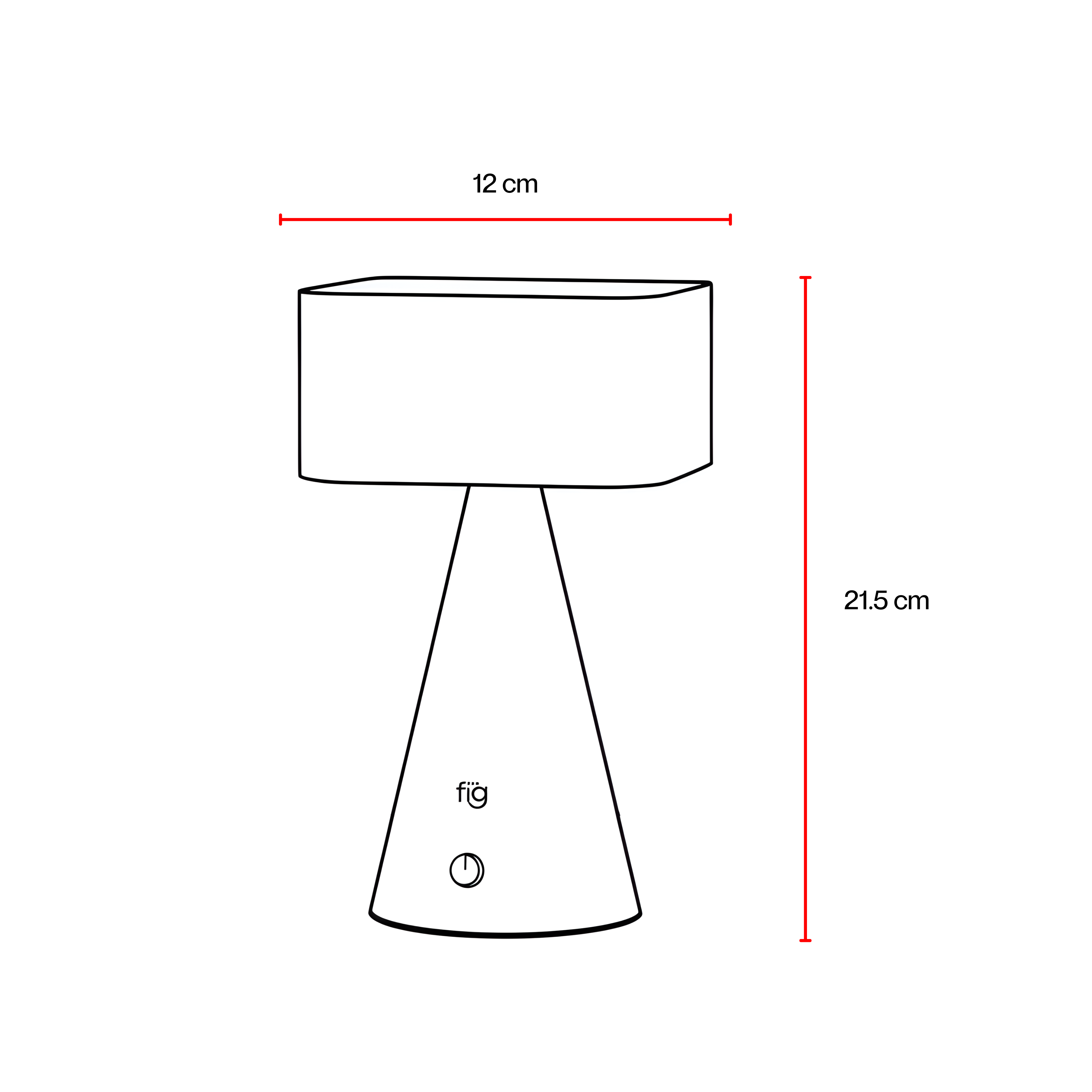 Chrome Portable Lamp - Stainless Steel