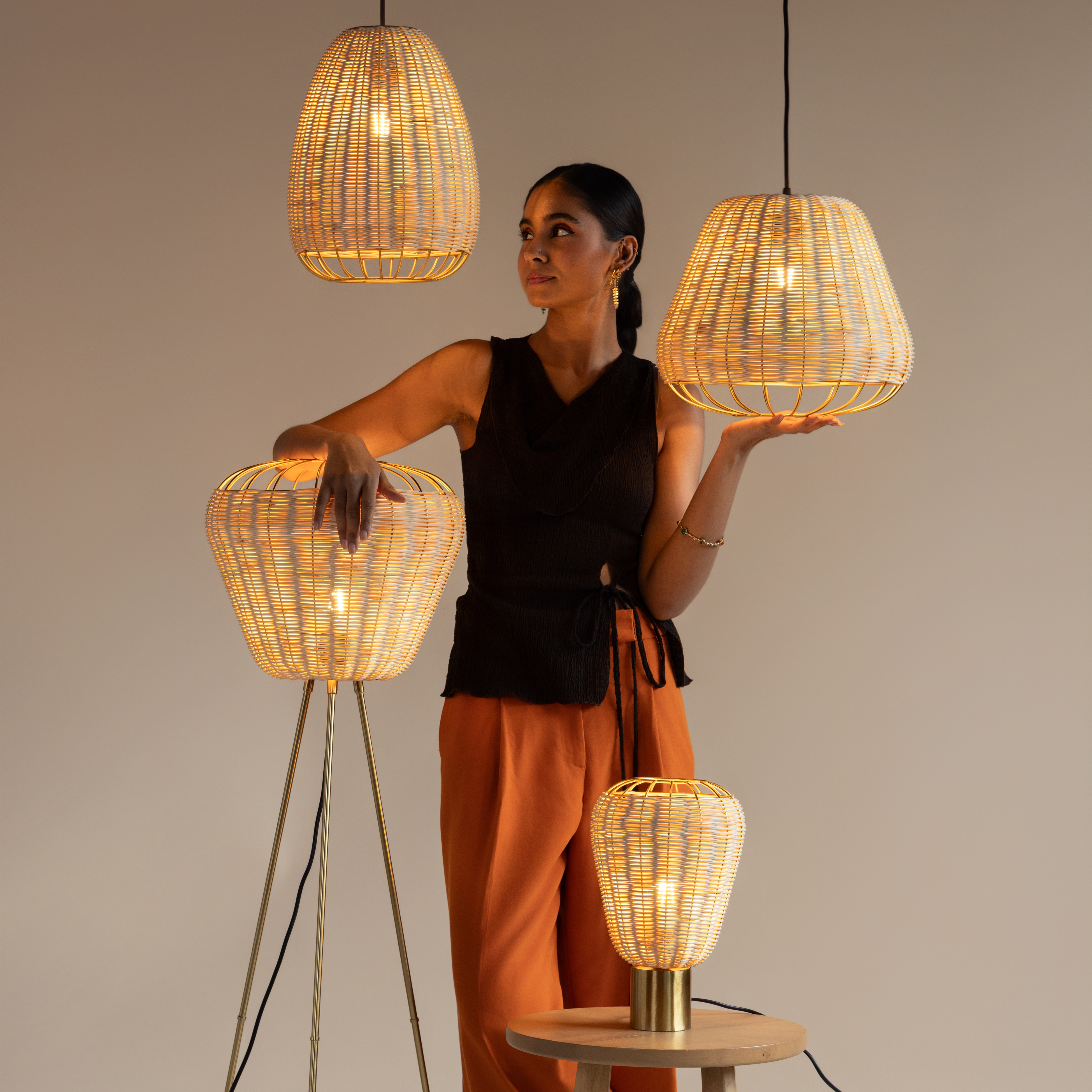 Meiji Collection - Tripod Floor Lamp