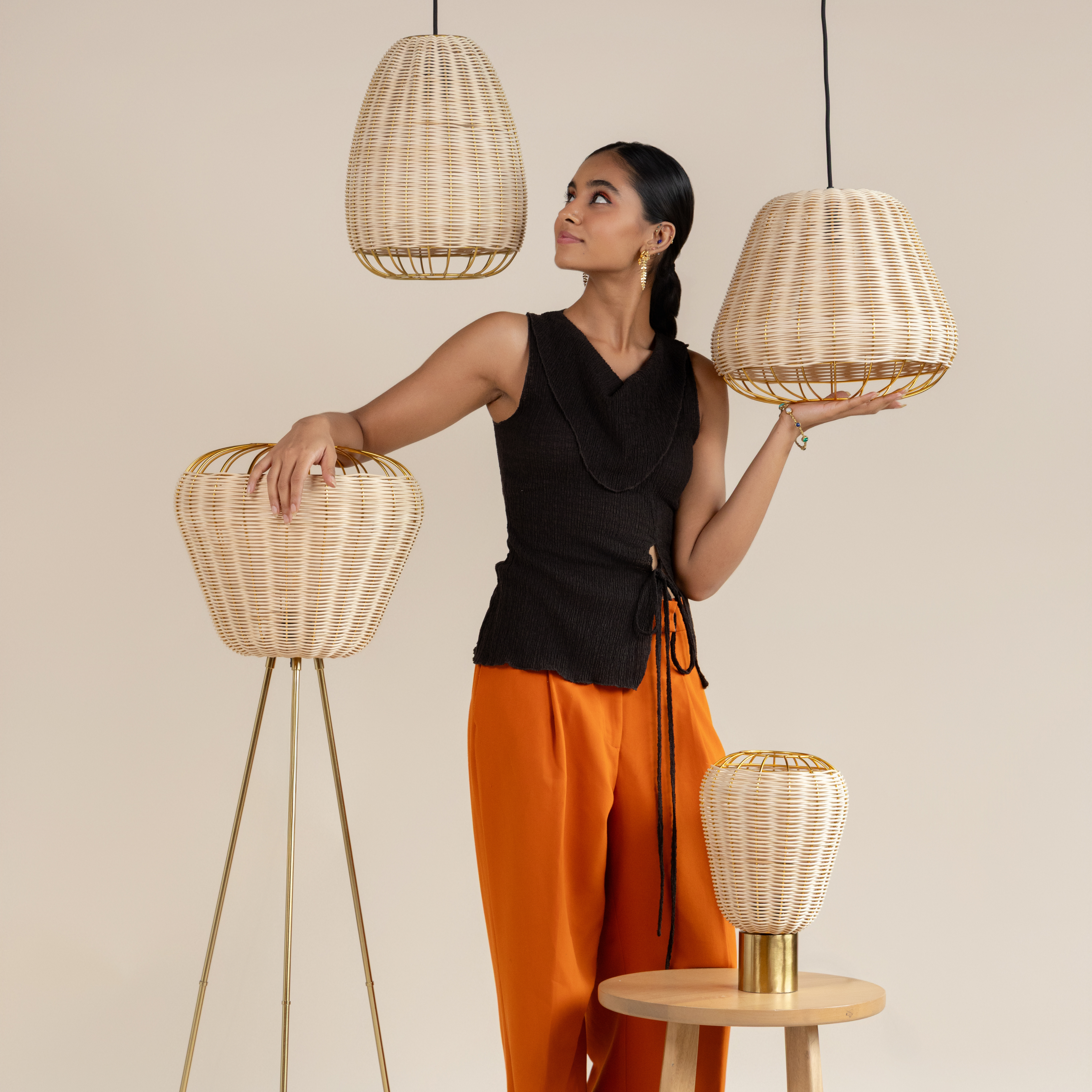 Meiji Collection - Tripod Floor Lamp