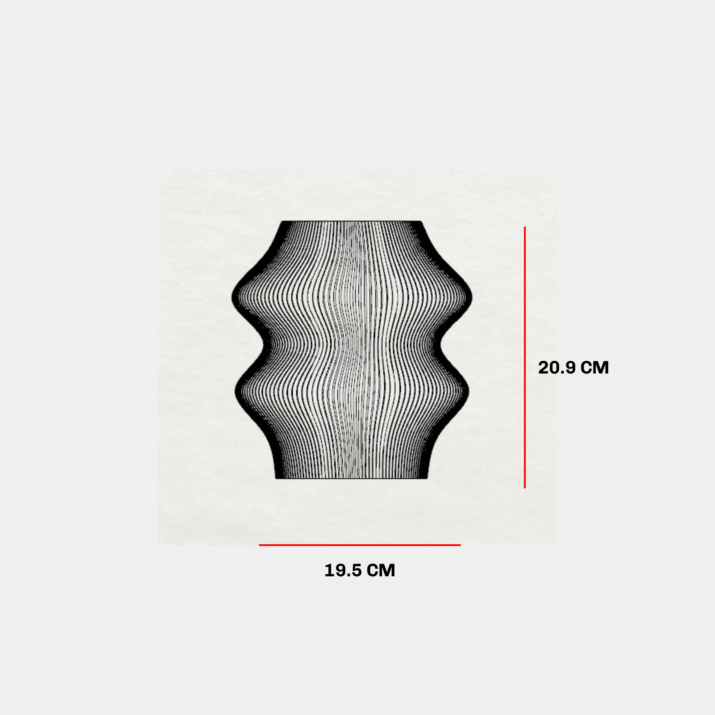 Designer printed vase – 3D flower vase for contemporary décor