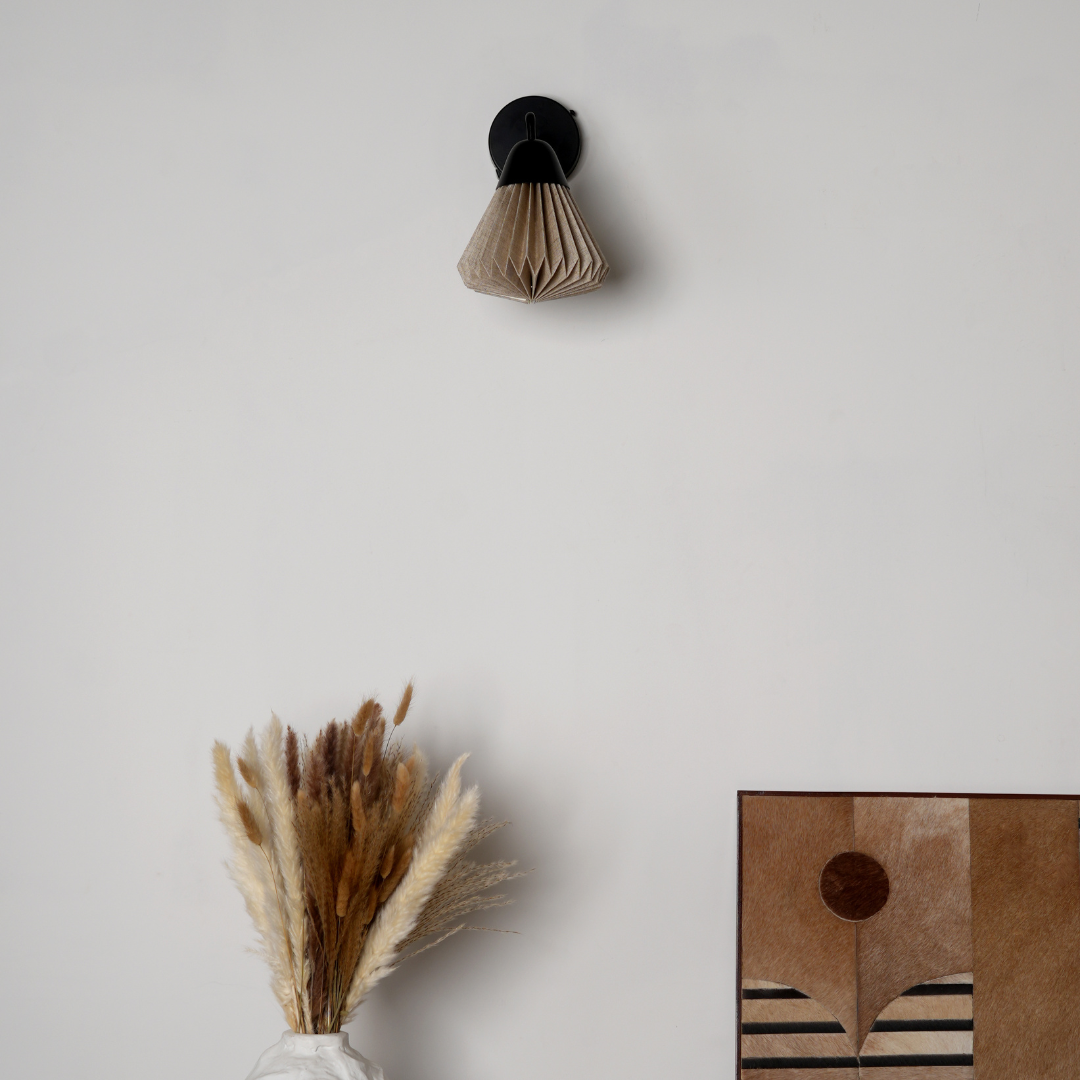 Linen Downlighter - Wall Sconce