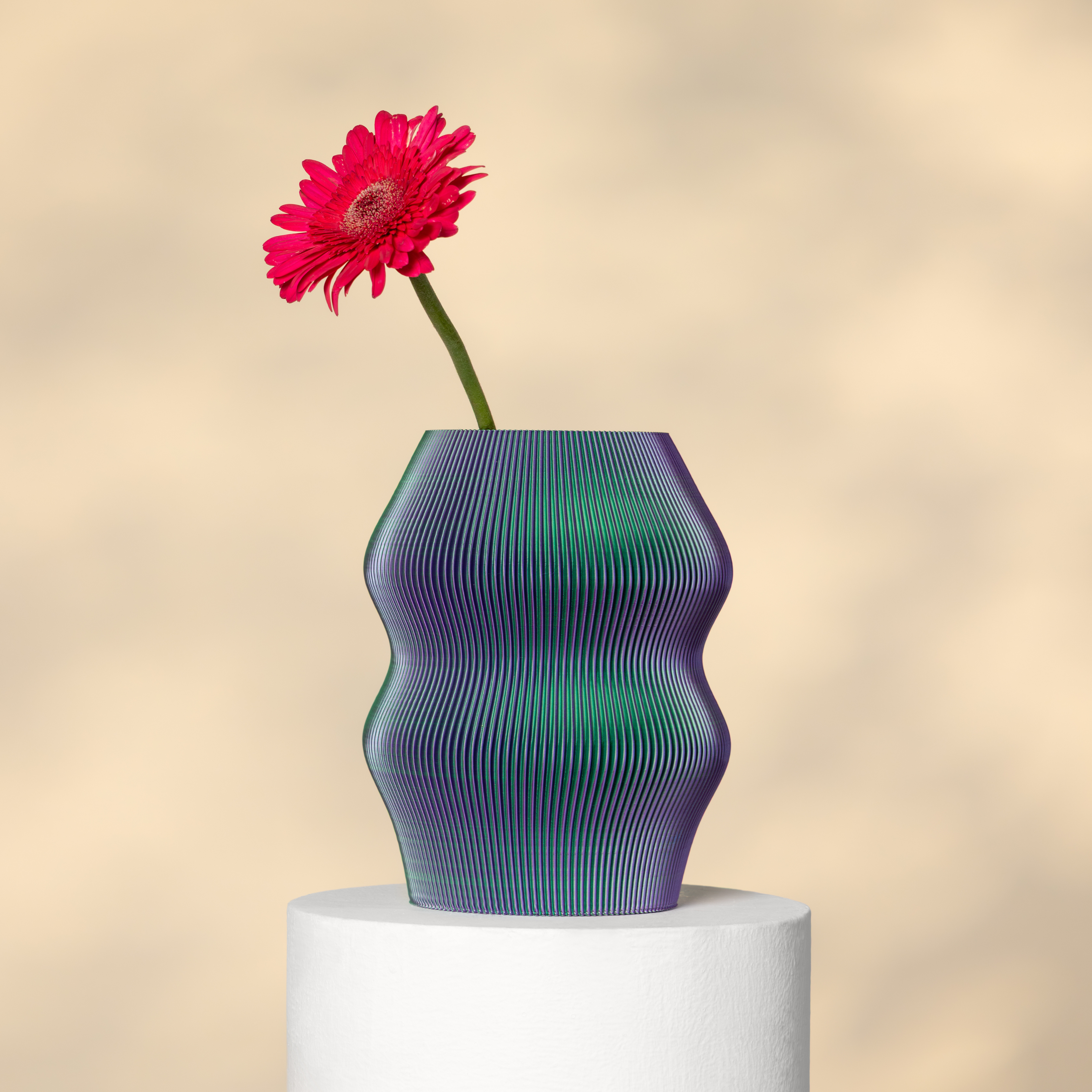 Designer 3D print vase – unique modern printed vase for home interiors