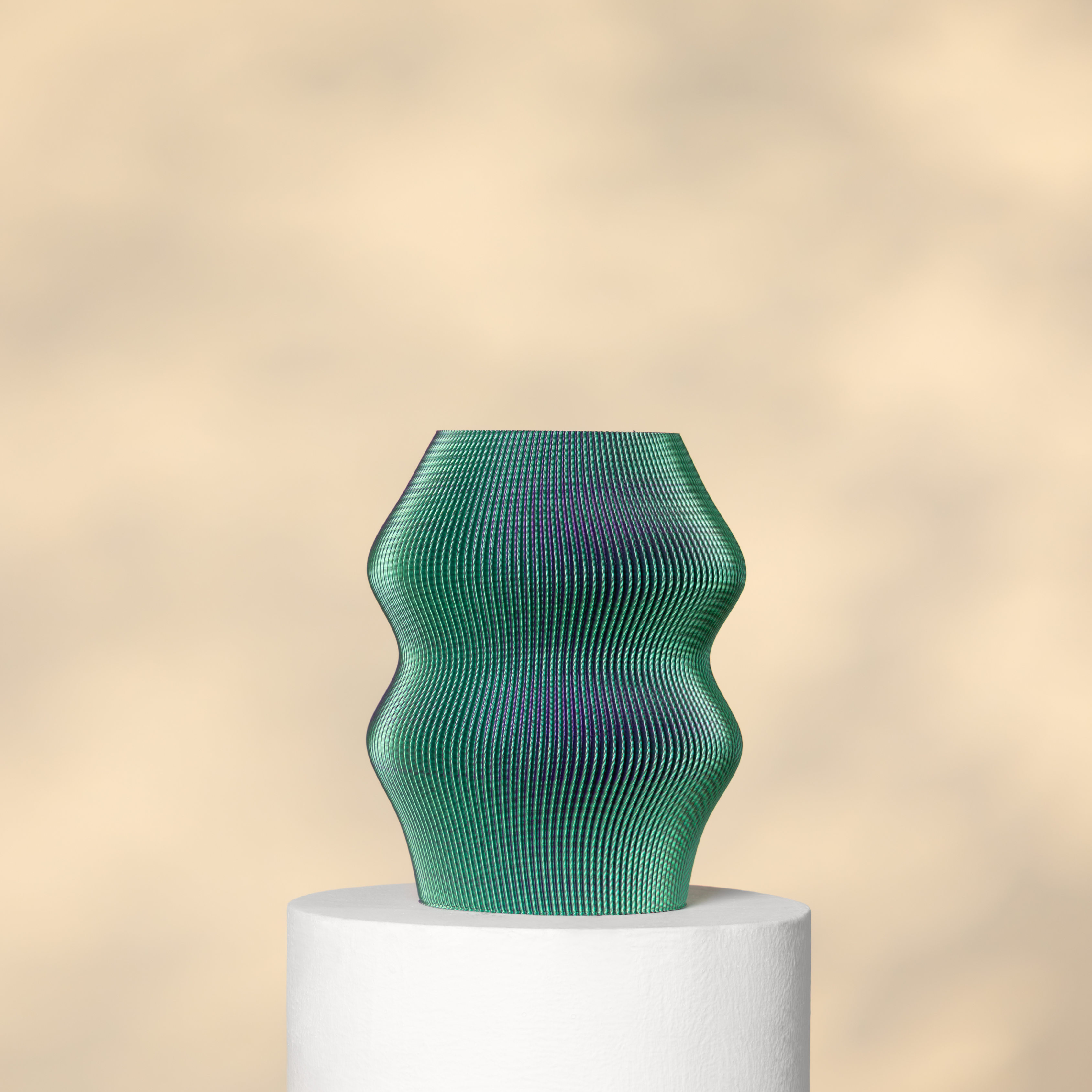 Artistic printed vase – creative 3D print design for modern homes