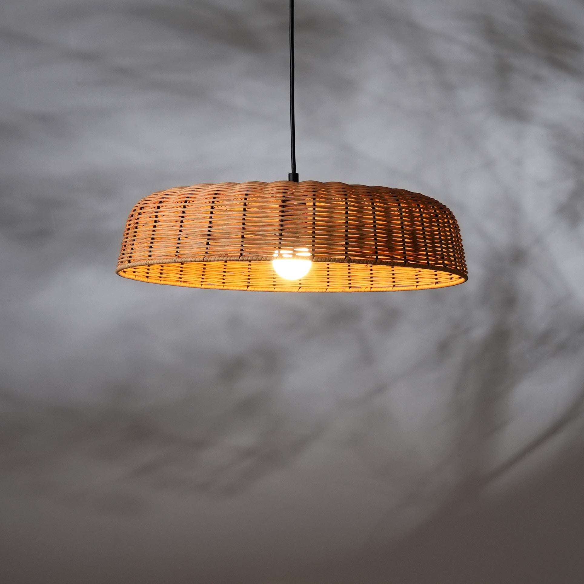 Natural Opulence Cane Pendant Lamp