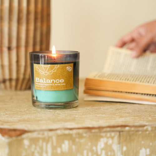Balance Peppermint Vegan Wax Scented Candle