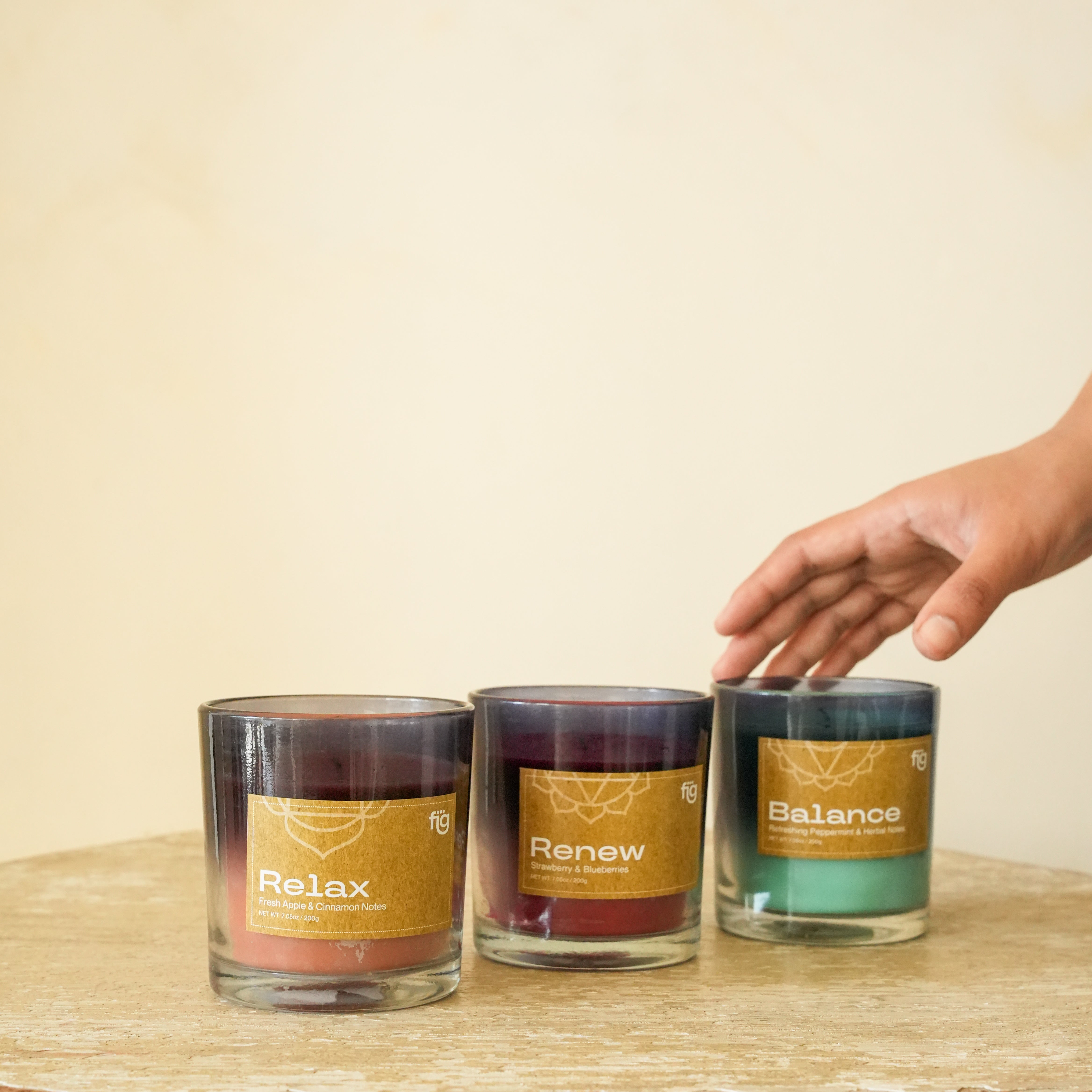 Balance Peppermint Vegan Wax Scented Candle