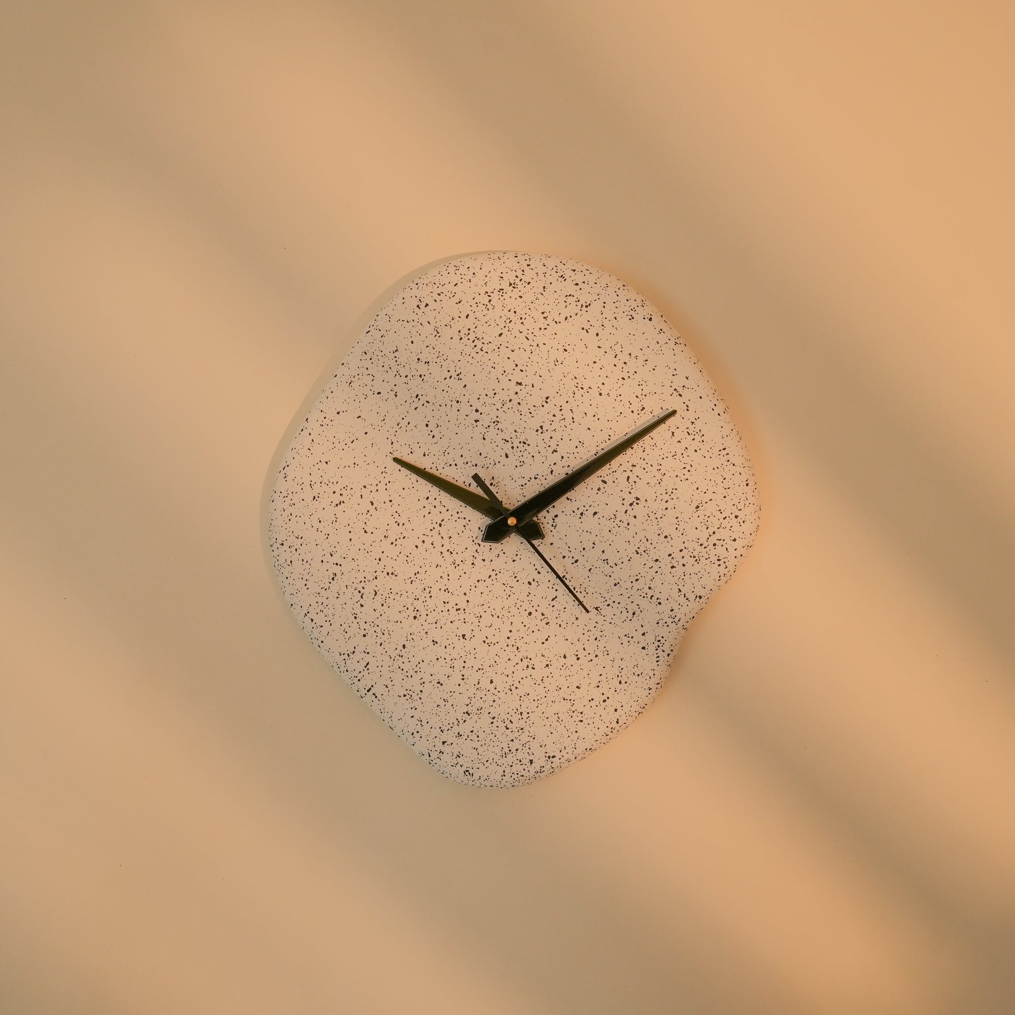 terrazzo-style clock