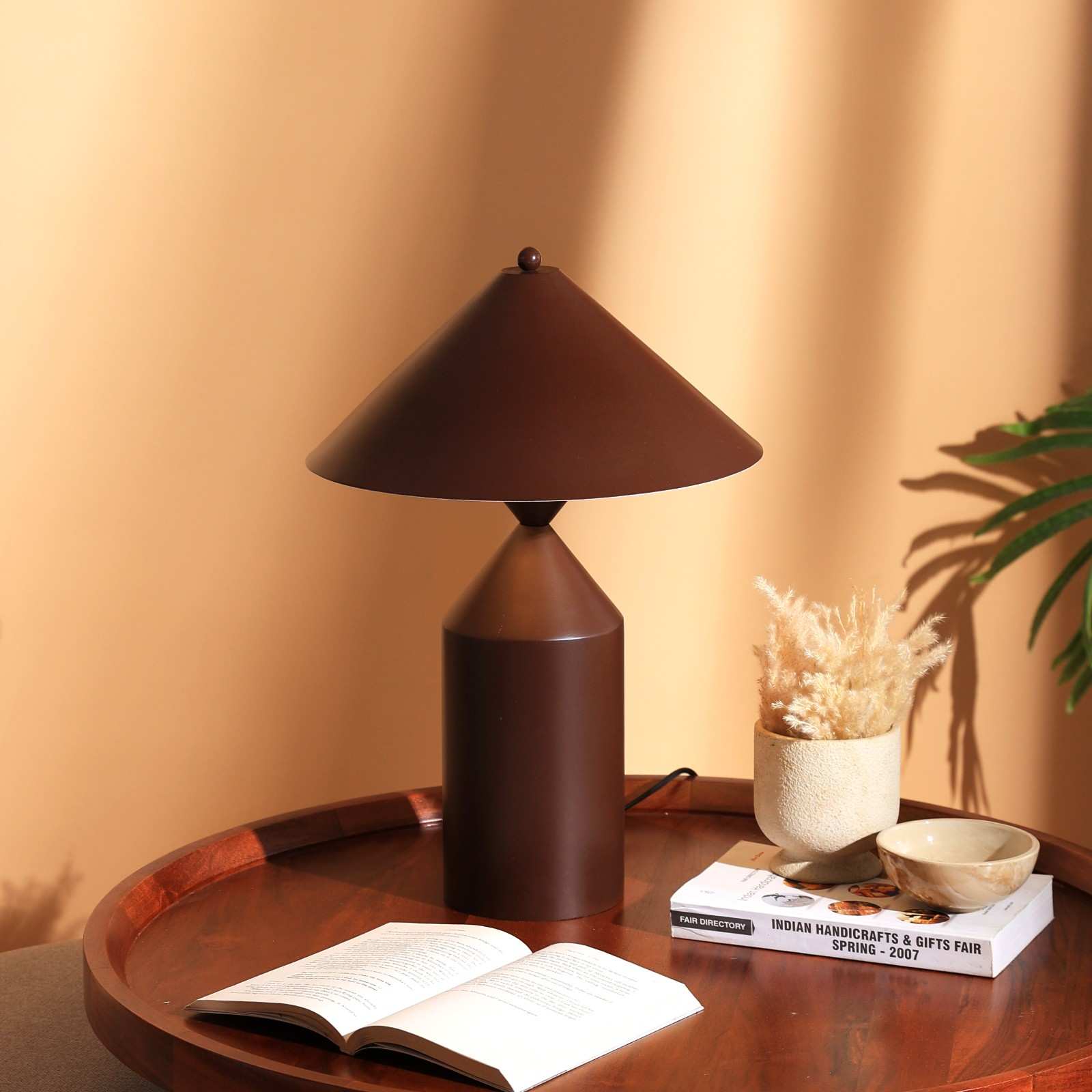 Cone Casa - Table Lamp - Modern Scandinavian Design, Premium Metallic Finish, Easy Installation
