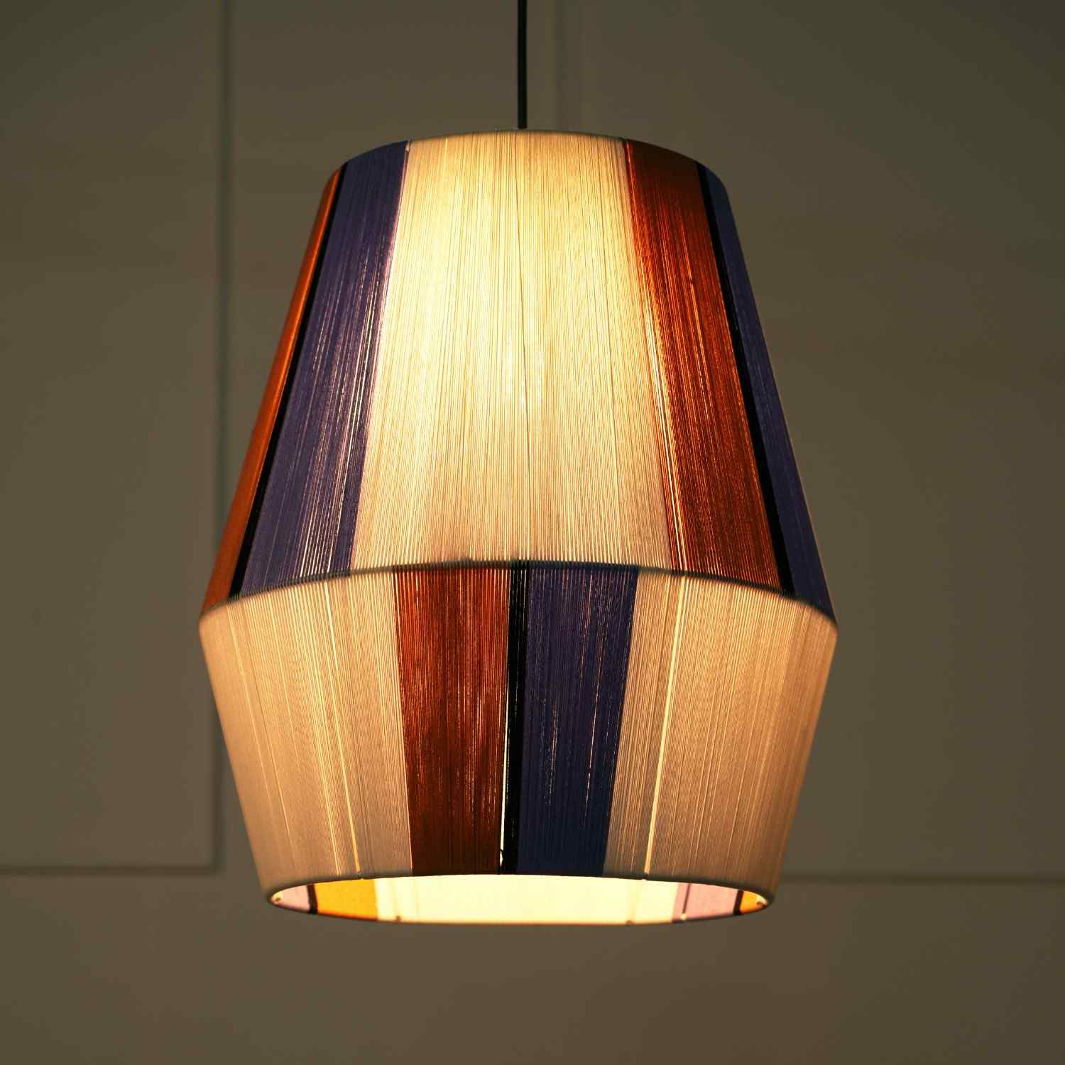 Colour Story 200 - Limited Edition Threading Pattern, Cotton Threading Lampshade, Sturdy Construction