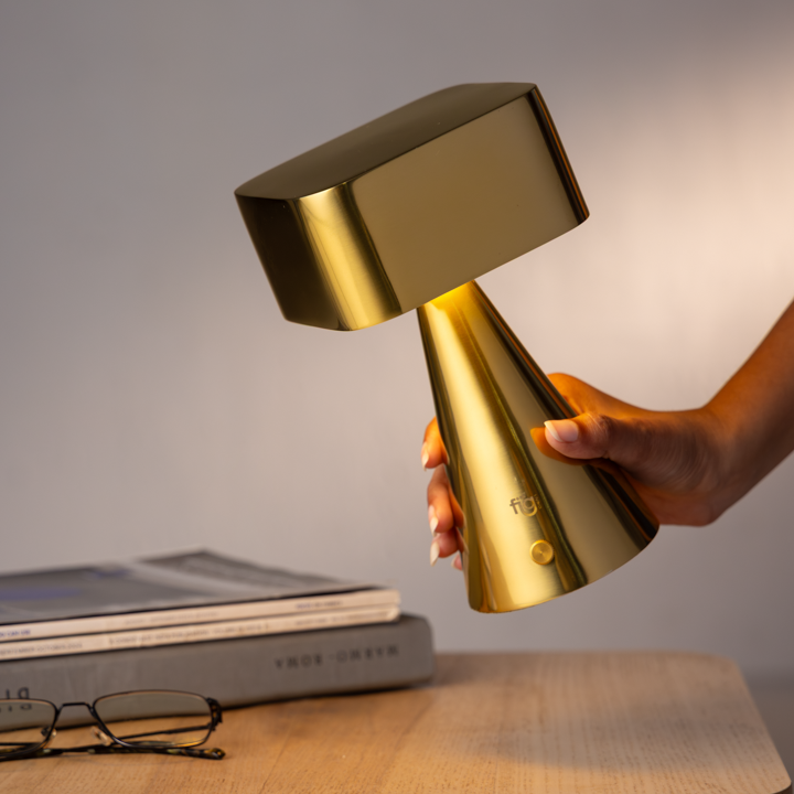 Chrome Portable Lamp - Stainless Steel
