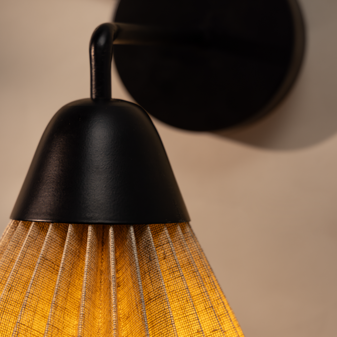 Linen Downlighter - Wall Sconce