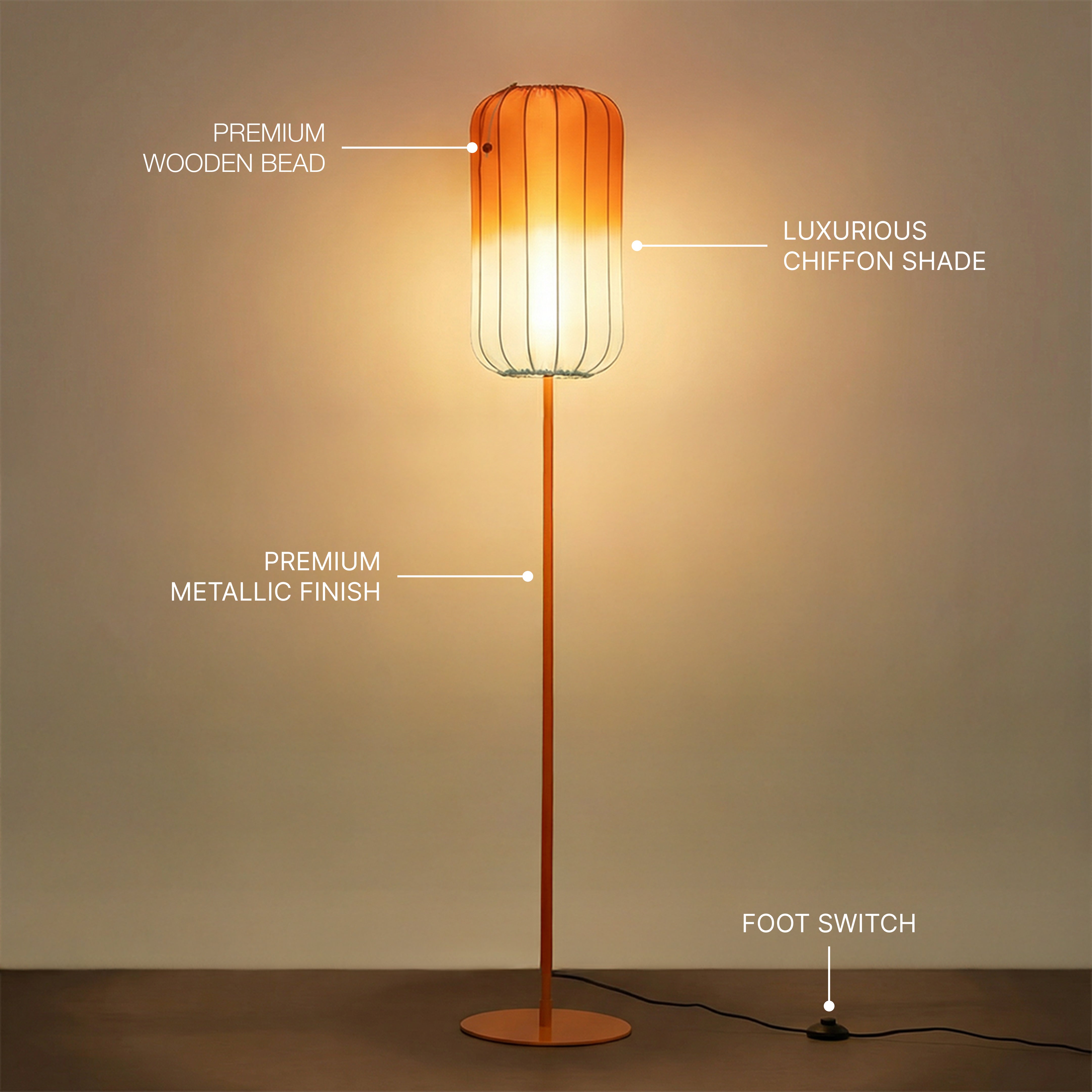 Horizon collection floor lamp