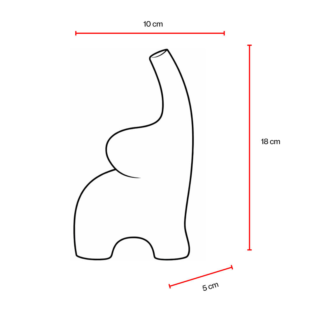 modern white elephant statue interior decor