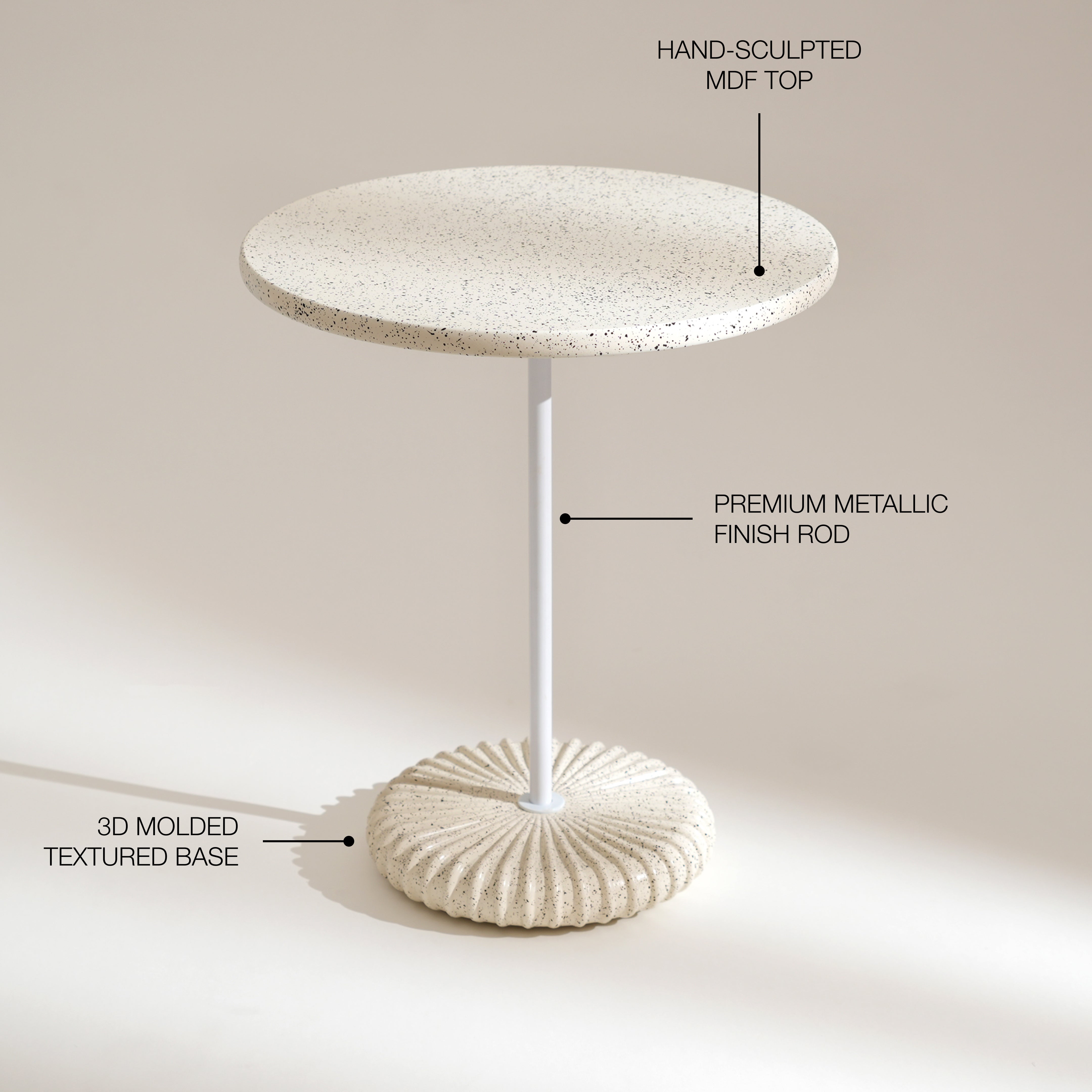 Monolith Table - Off White