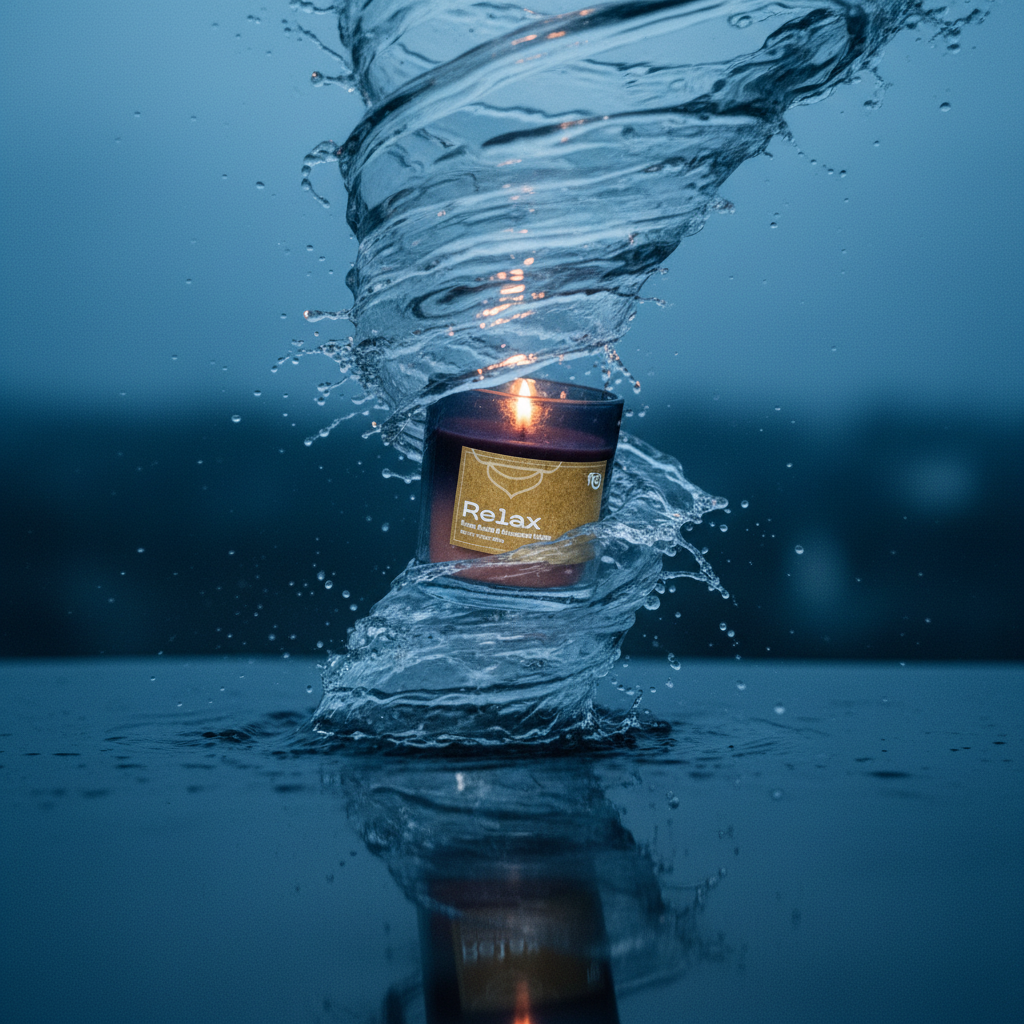 Relax Apple & Cinnamon Vegan Wax Scented Candle