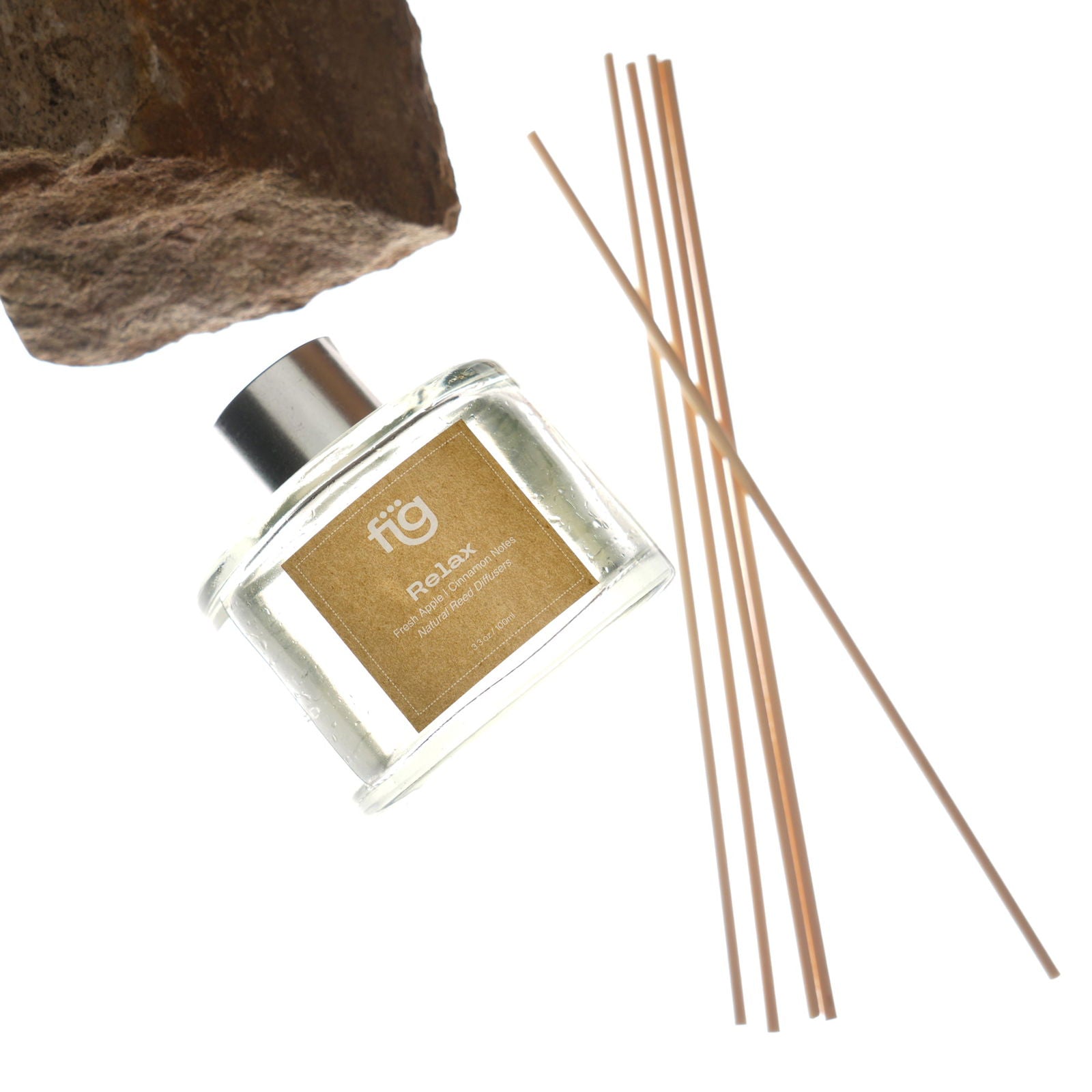 Relax Apple and Cinamon Reed Diffusor - IFRA standard Perfumes Scented Candle - FIG Living - Relax Apple and Cinamon Reed Diffusor - IFRA standard Perfumes Scented Candle - FIG Living