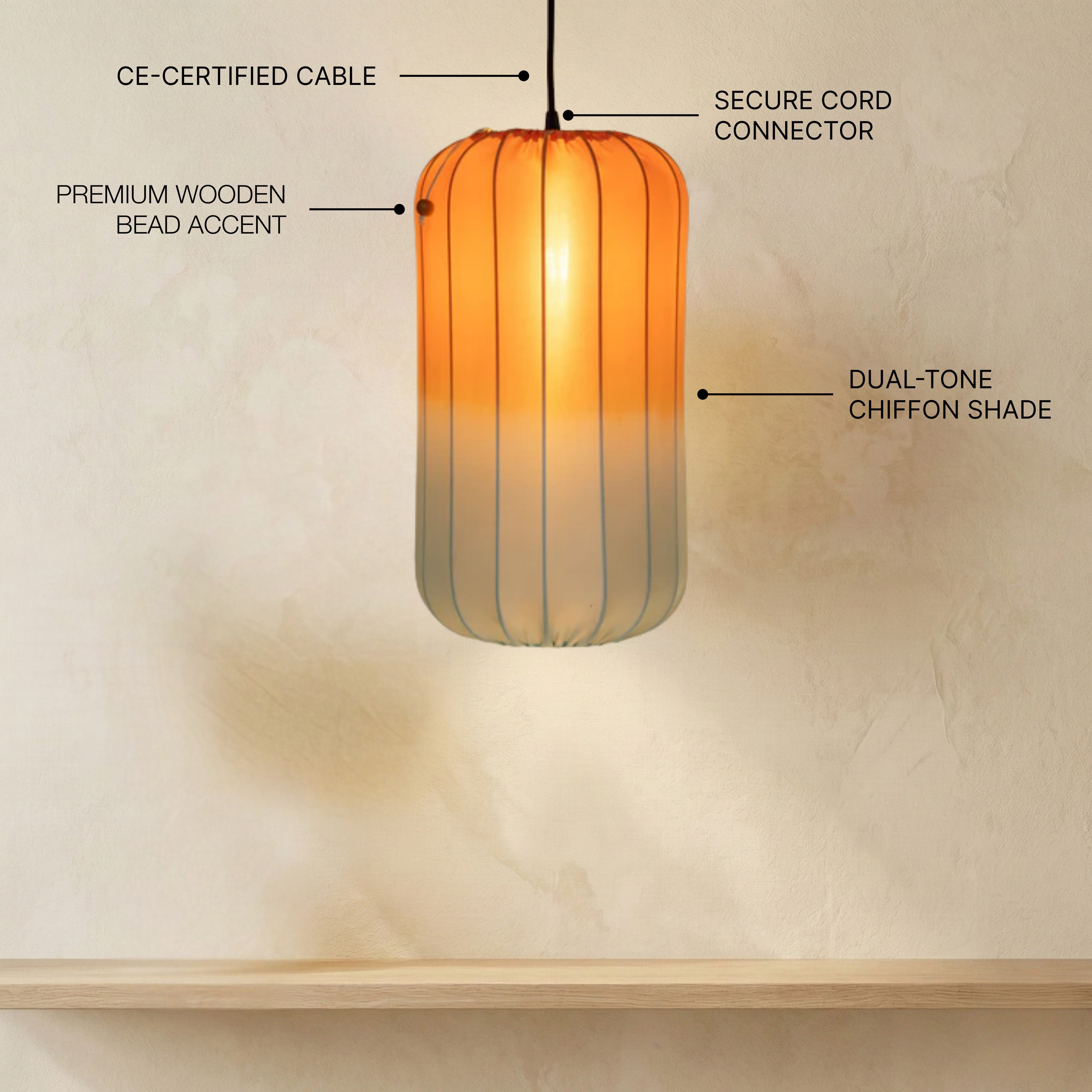 Horizon Collection - Long Pendant lamp