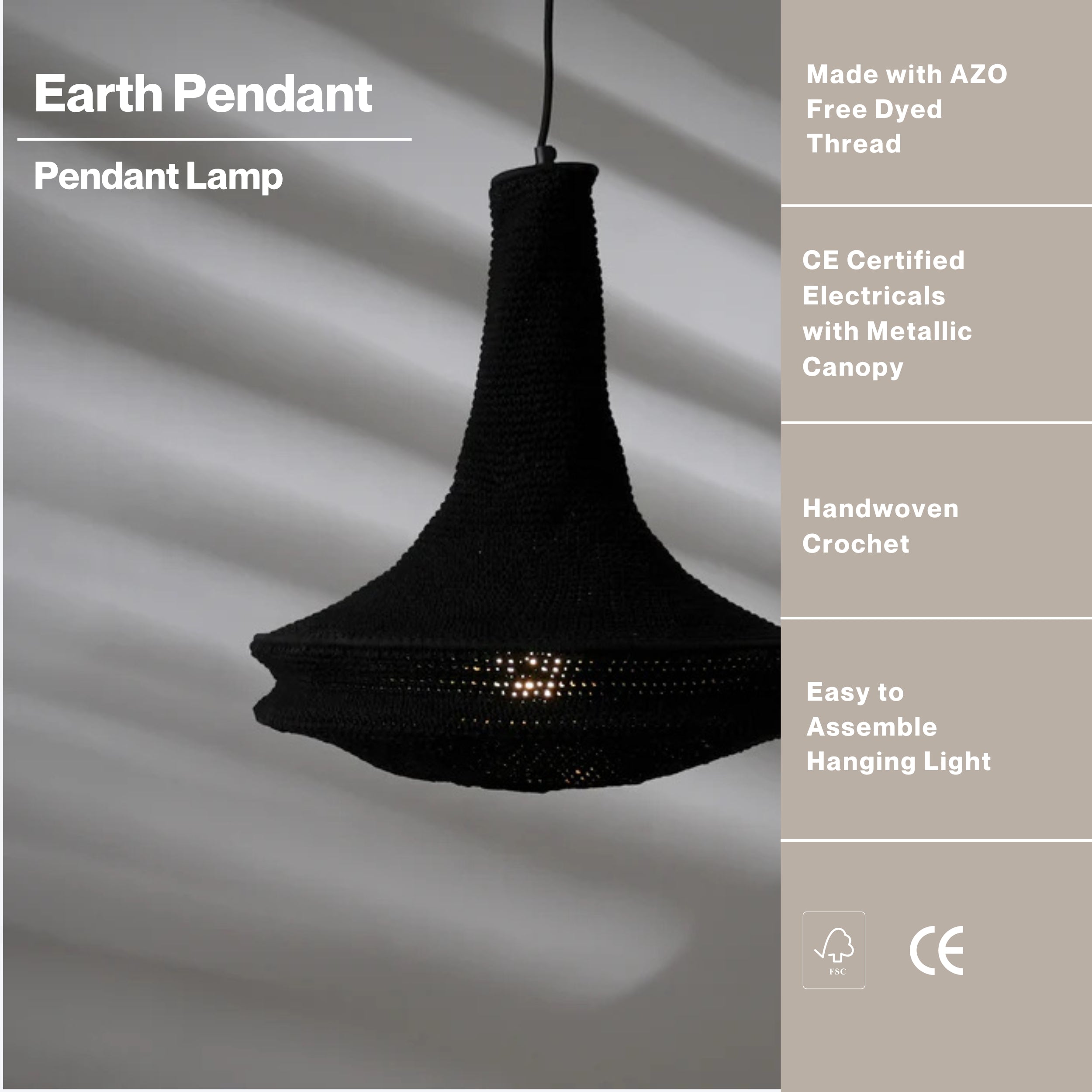 Earth Pendant (Natural) Pendant Lamp