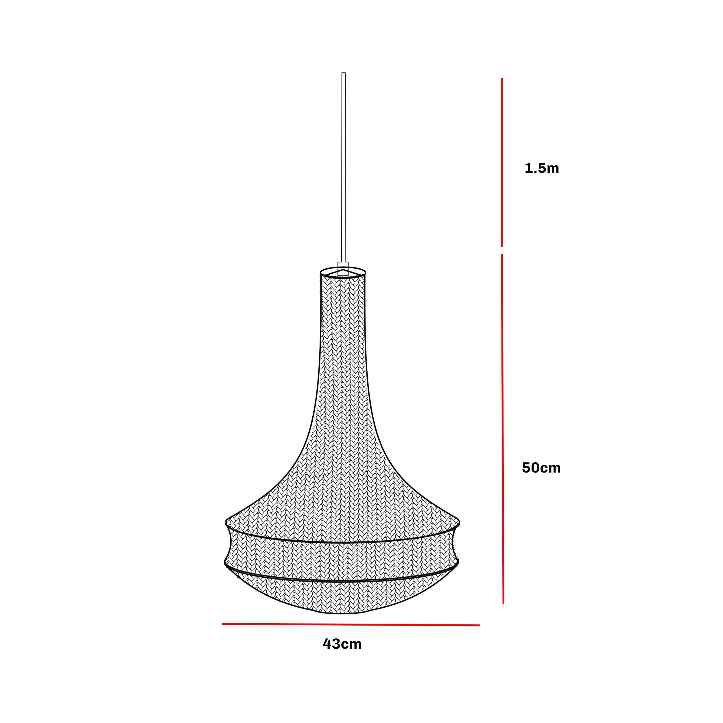 Earth Pendant (Natural) Pendant Lamp