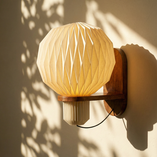 Aura Pleat Sconce Wall Lamp