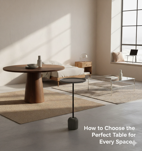 How to Choose the Perfect Table for Every Space