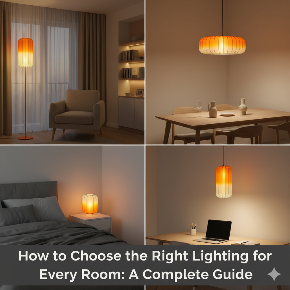 How to Choose the Right Lighting for Every Room: A Complete Guide